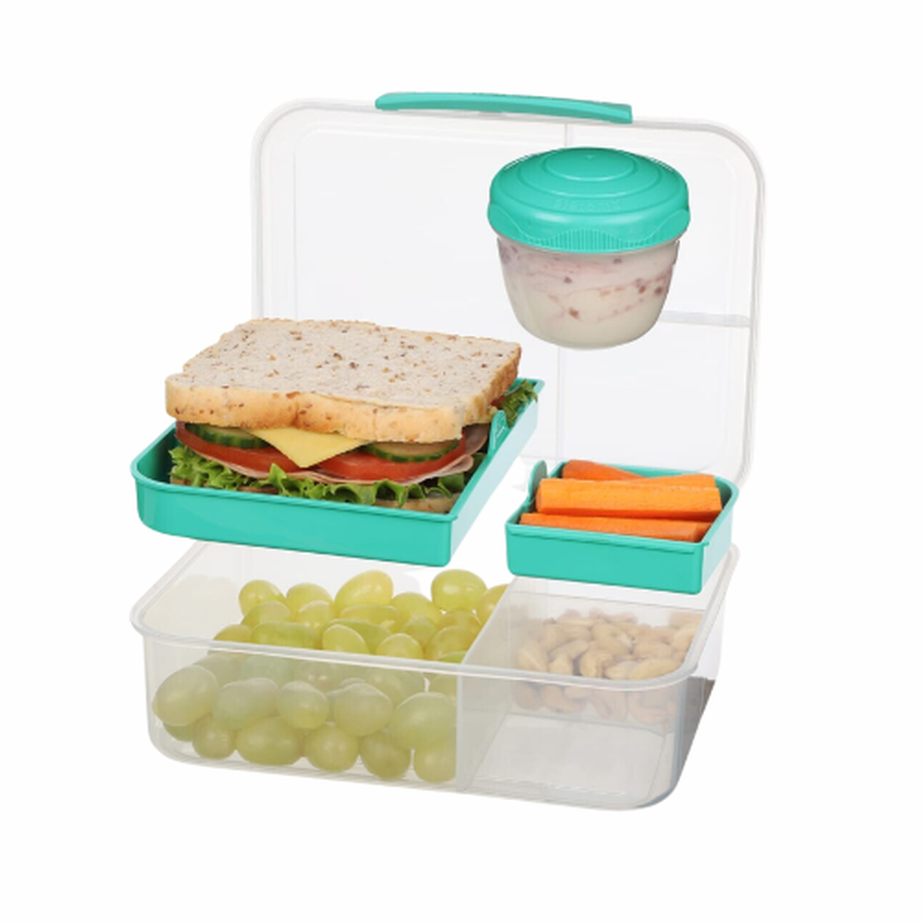 sist-bento-lunch-1-65l-bag-to-go - Sistema Bento Lunch Box To Go Inc. Yogurt Pot
