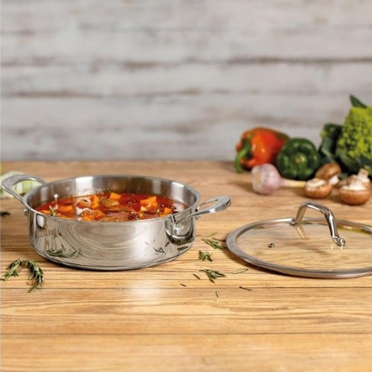 kuhnrikon-allround-uncoated-serving-pan - Kuhn Rikon Allround Uncoated Serving Pan