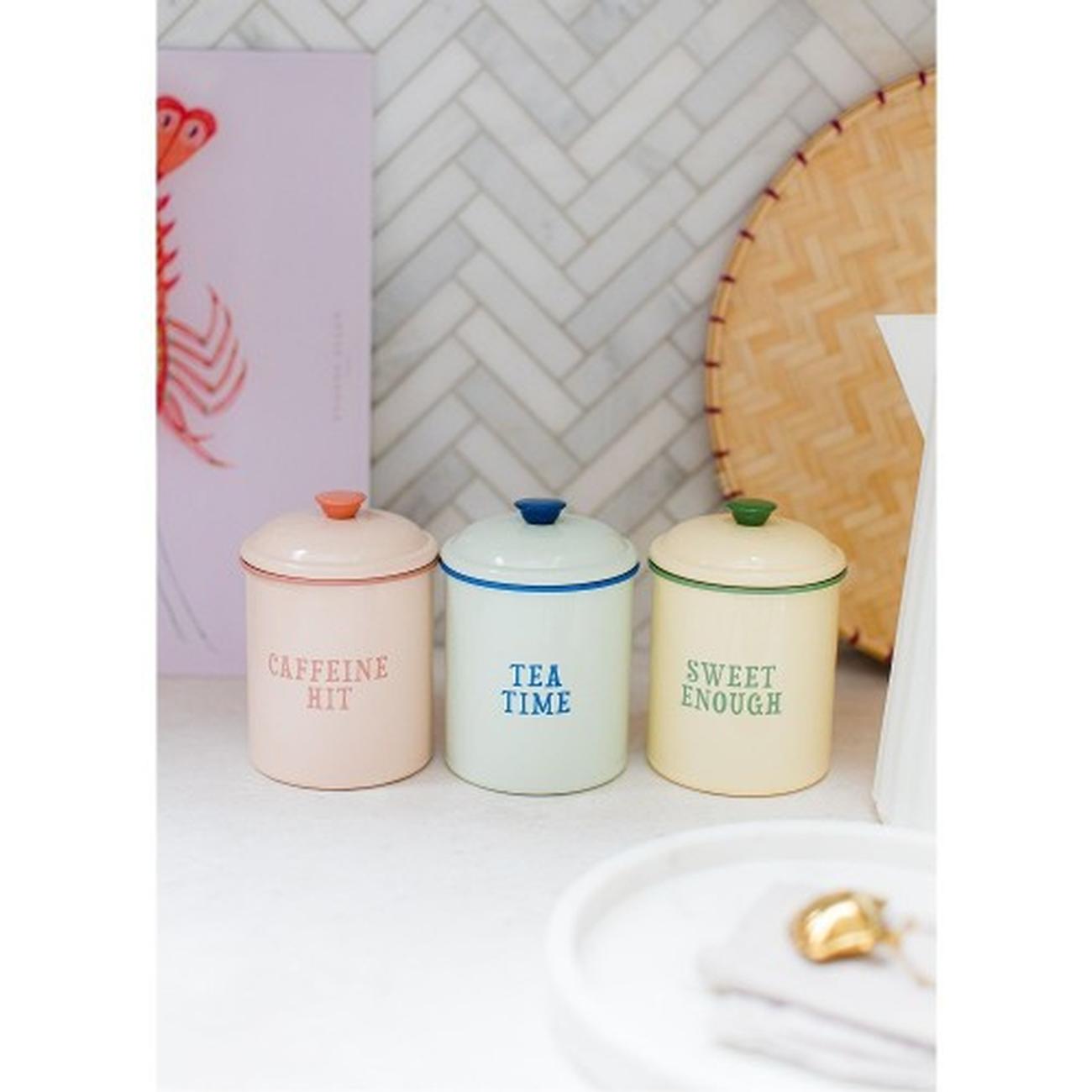 yvonne-ellen-enamel-storage-tin-tea - Yvonne Ellen Enamel Storage Tin Tea