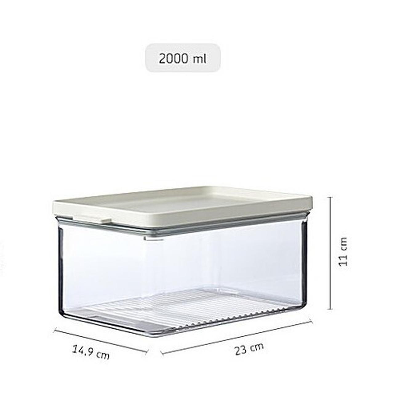 mepal-nordic-sage-cheese-fridge-box-omnia - Mepal Omnia Cheese Storage Box Nordic Sage