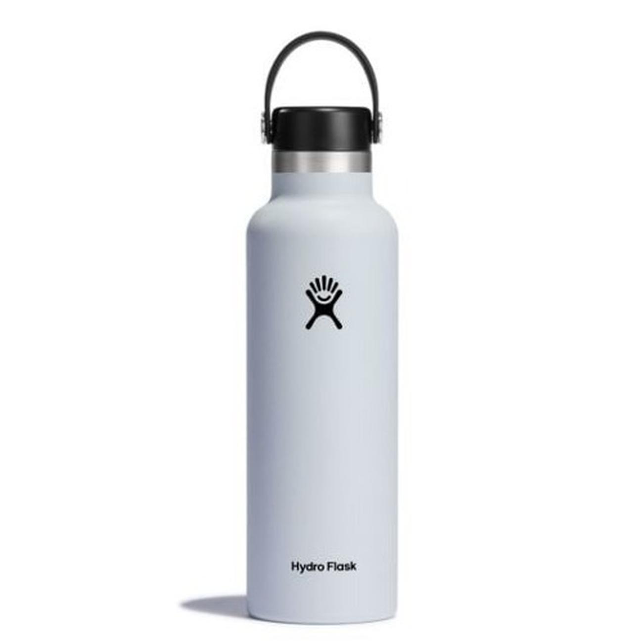 hydroflask-white-18oz-standard-mouth-flex-cap - Hydro Flask Standard Flex Cap White 18oz(532ml)
