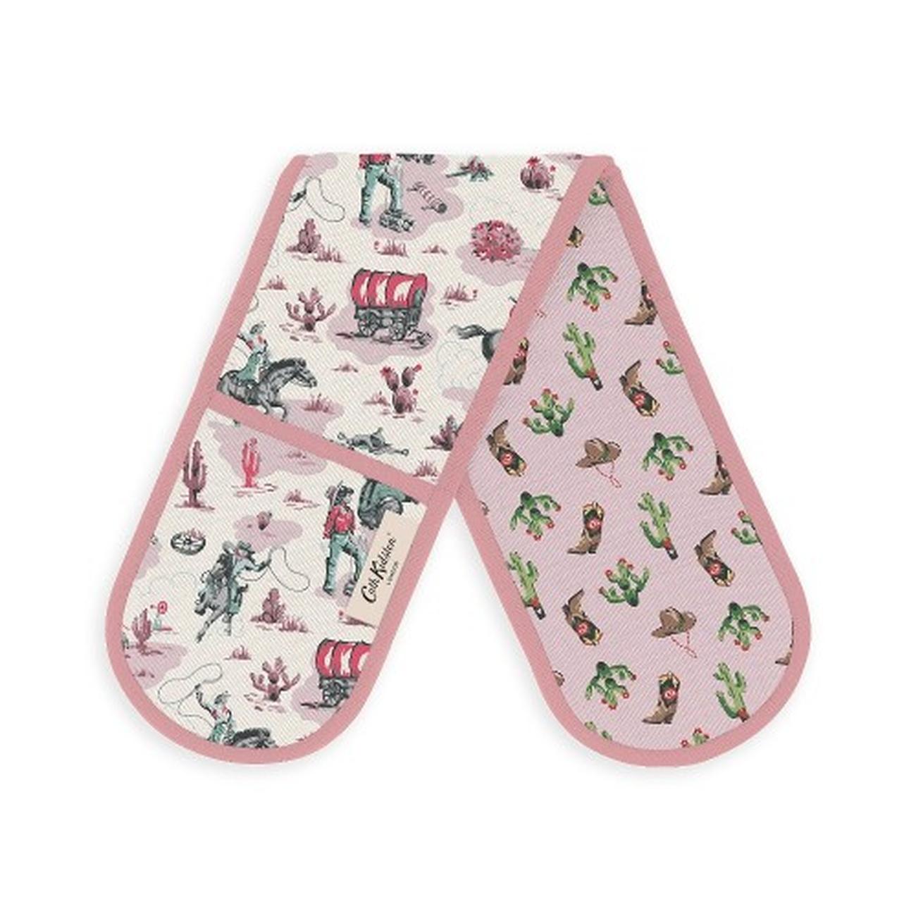 ck-cowgirl-rodeo-double-oven-glove - Cath Kidston Cowgirl Rodeo Double Oven Glove