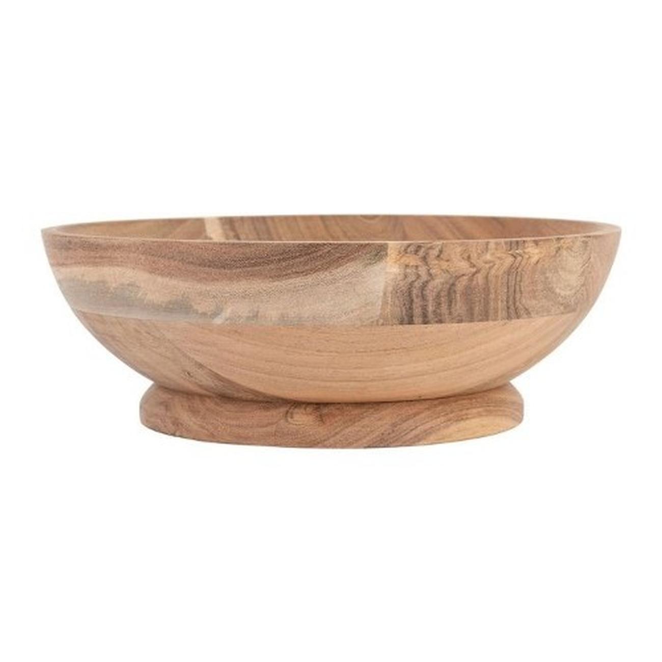 Cote Table Natural Acacia Dalbert Hollow Dish