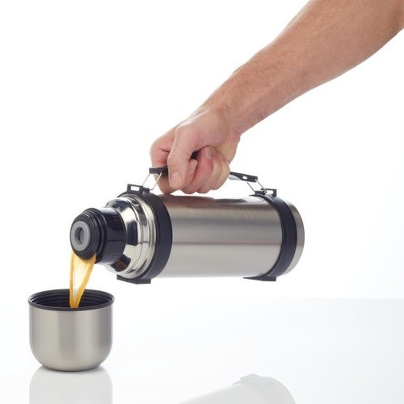 masterclass-vaccum-flask-1l-stainless-steel - MasterClass Stainless Steel 1 Litre Vacuum Flask