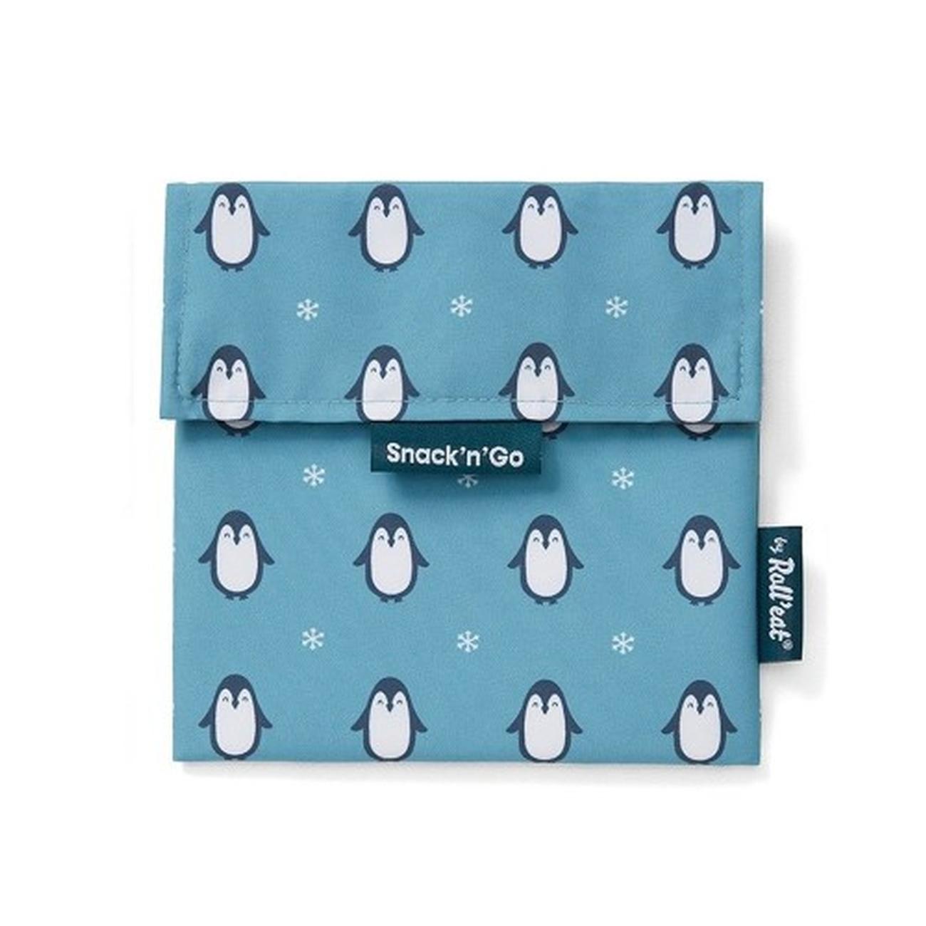 snack-n-go-reusable-snack-bag-penguin - Roll'eat Snack N Go Penguin