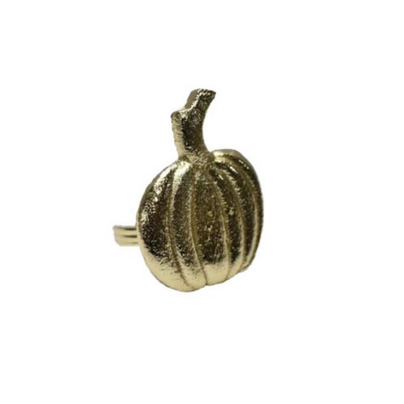 walton-pumpkin-napkin-ring-gold - Walton & Co Pumpkin Napkin Ring Gold