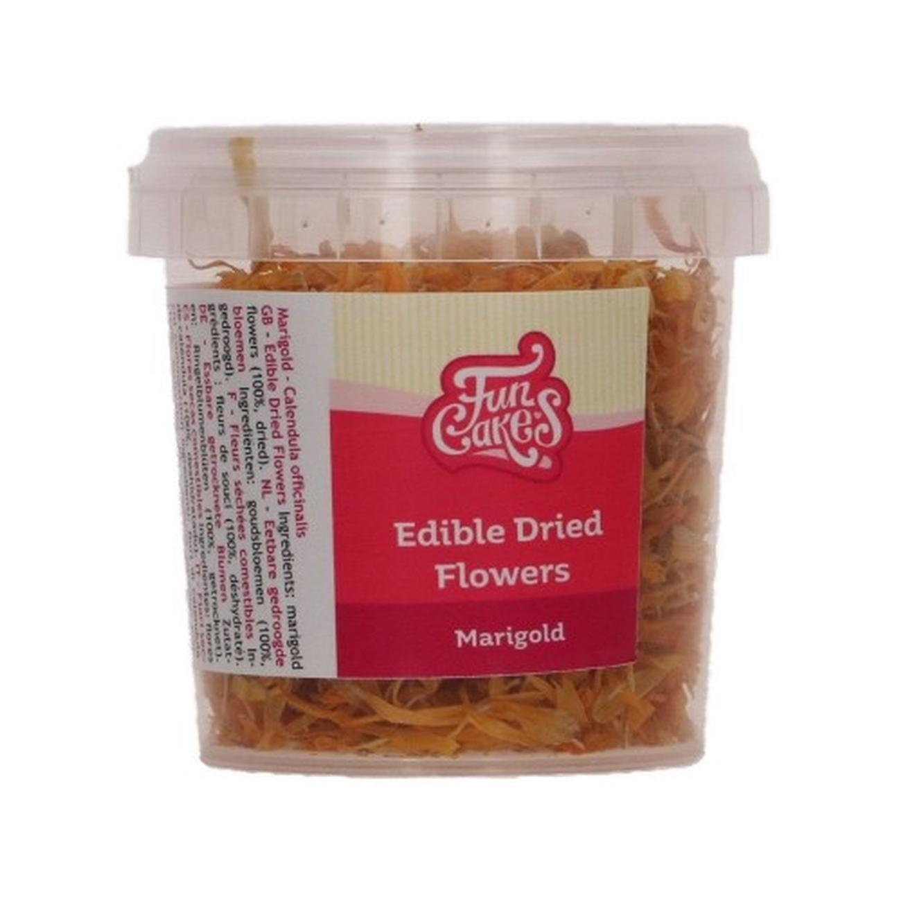 funcakes-edible-dried-flowers-marigold-5g - FunCakes Edible Dried Flowers Marigold 5 g