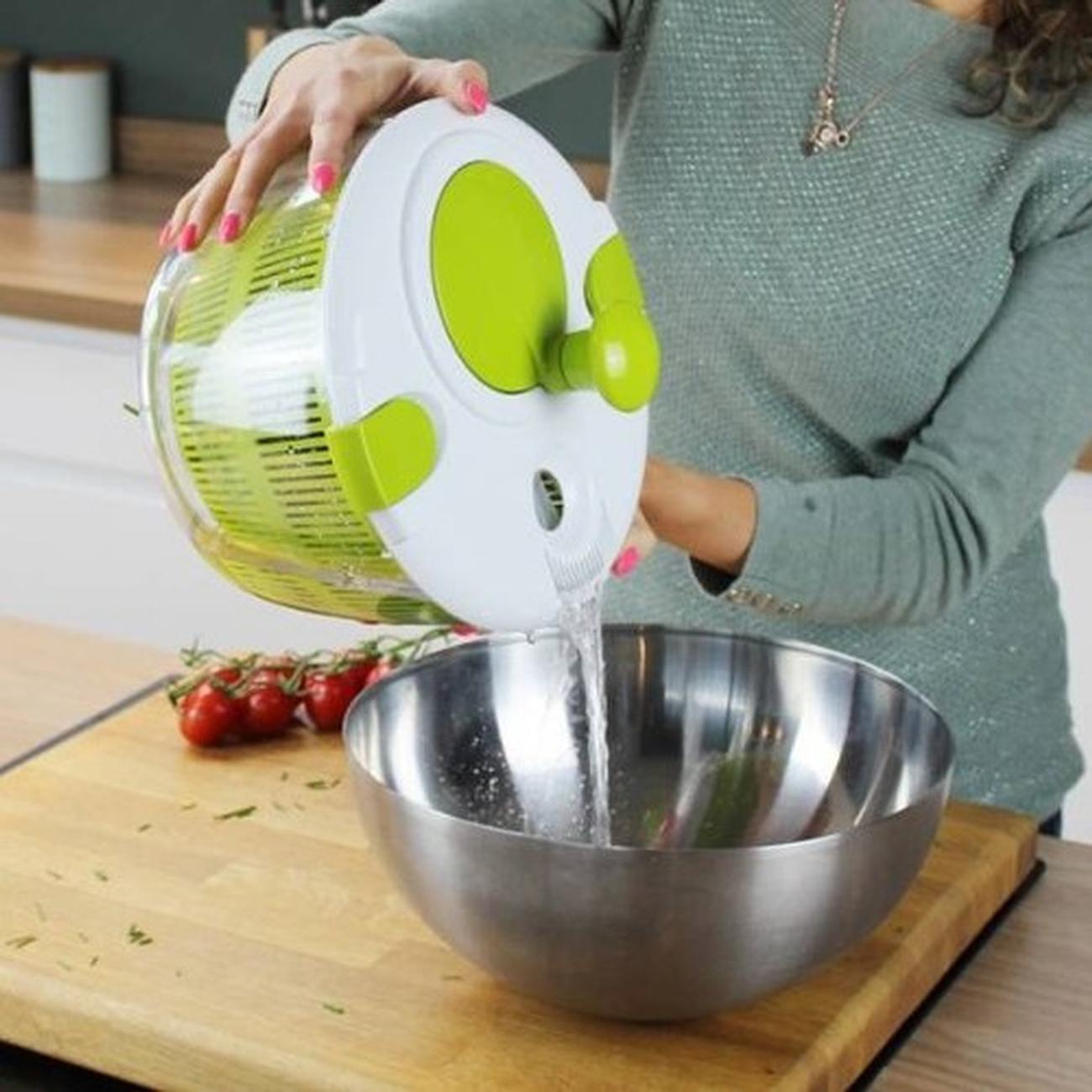 taylors-eye-witness-16cm-small-salad-spinner-clean-eating - Taylor's Eye Witness Small Salad Spinner 16.5cm