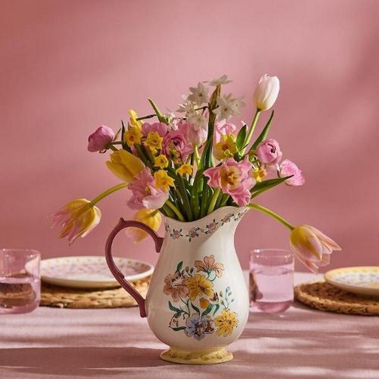 cath-kidston-yellow-easter-bunny-pitcher-jug-vase - Cath Kidston Yellow Easter Bunny Pitcher Jug Vase