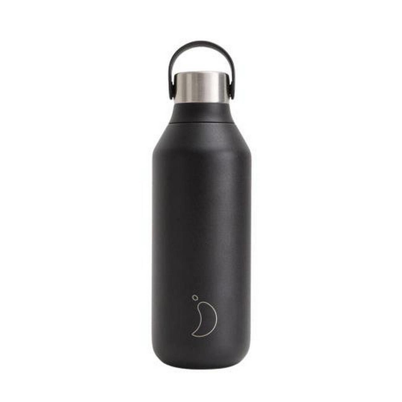 chillys-series-2-bottle-500ml-abyss-black - Chilly's Series 2 Water Bottle 500ml Abyss Black