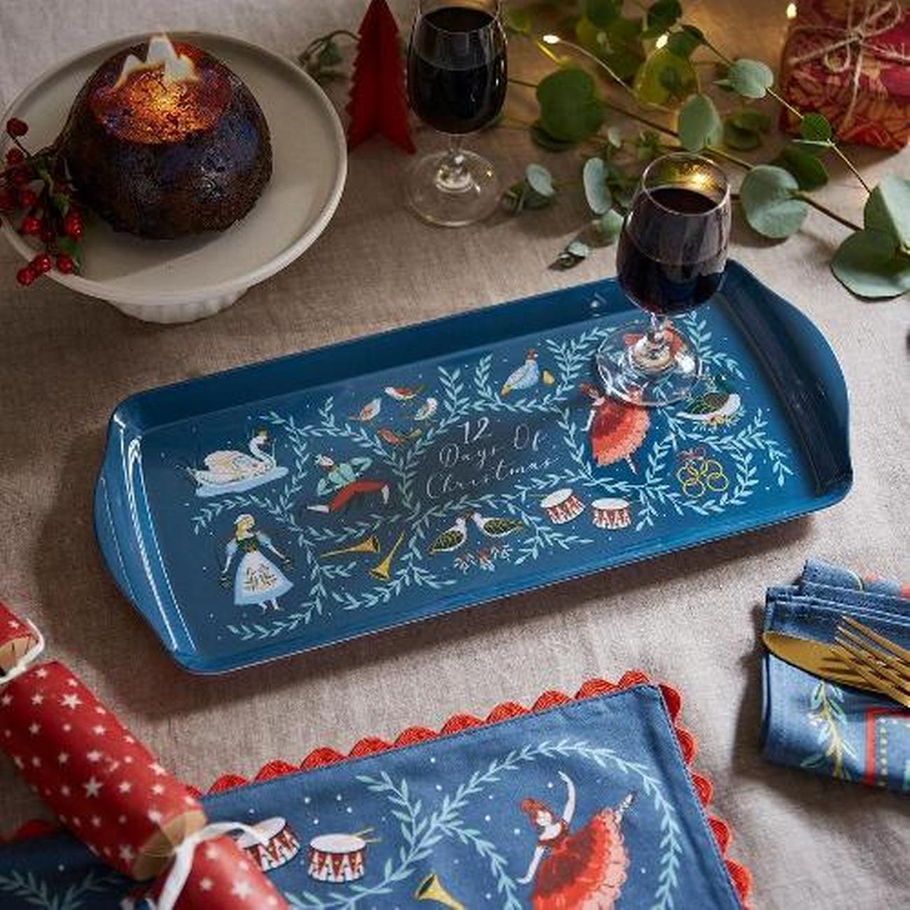 ulster-weavers-12-days-of-christmas-small-tray - Ulster Weavers 12 Days of Christmas Small Tray