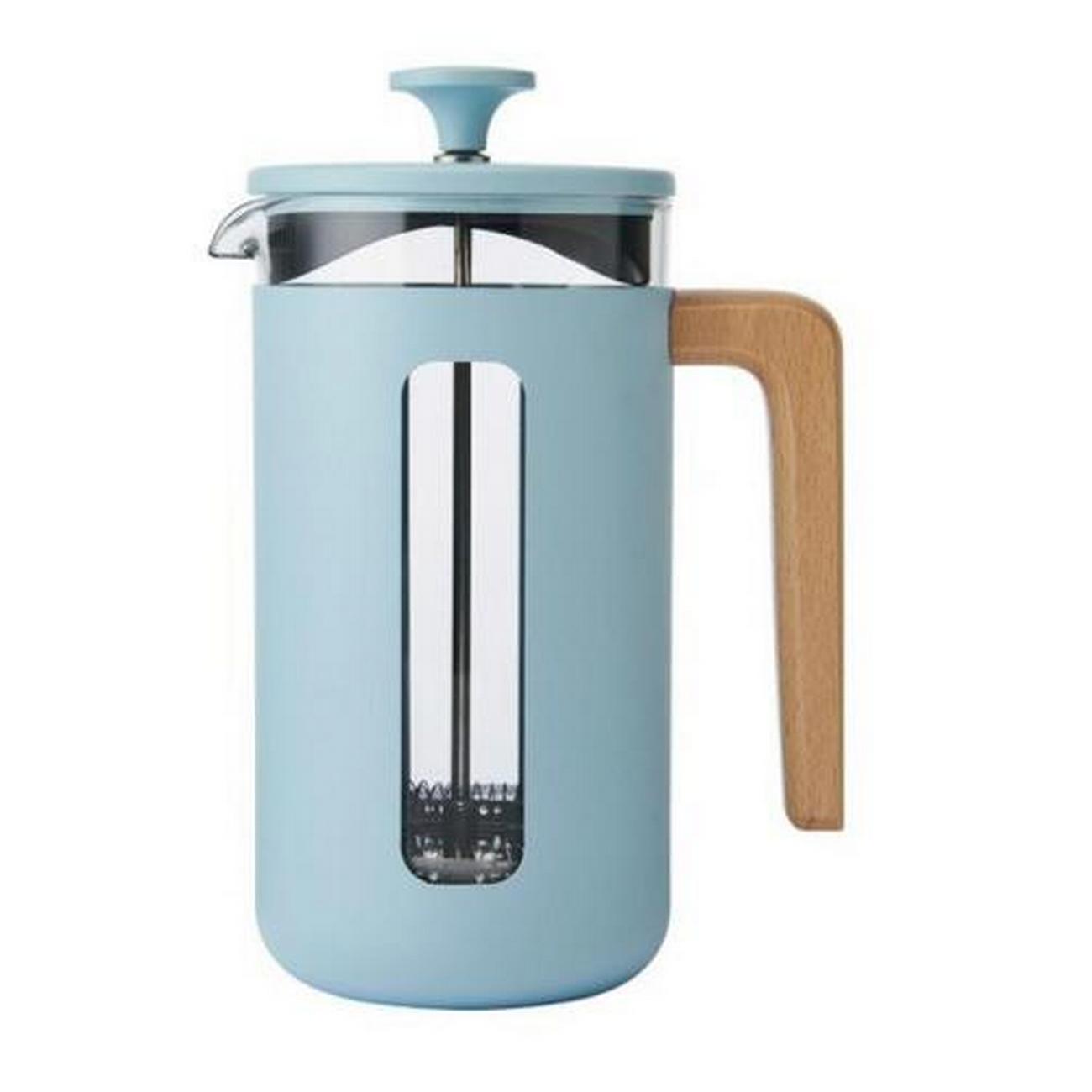 la-cafetiere-pisa-8-cup-sky-blue-french-press - La Cafetiere Pisa French Press Sky Blue 8 Cup 