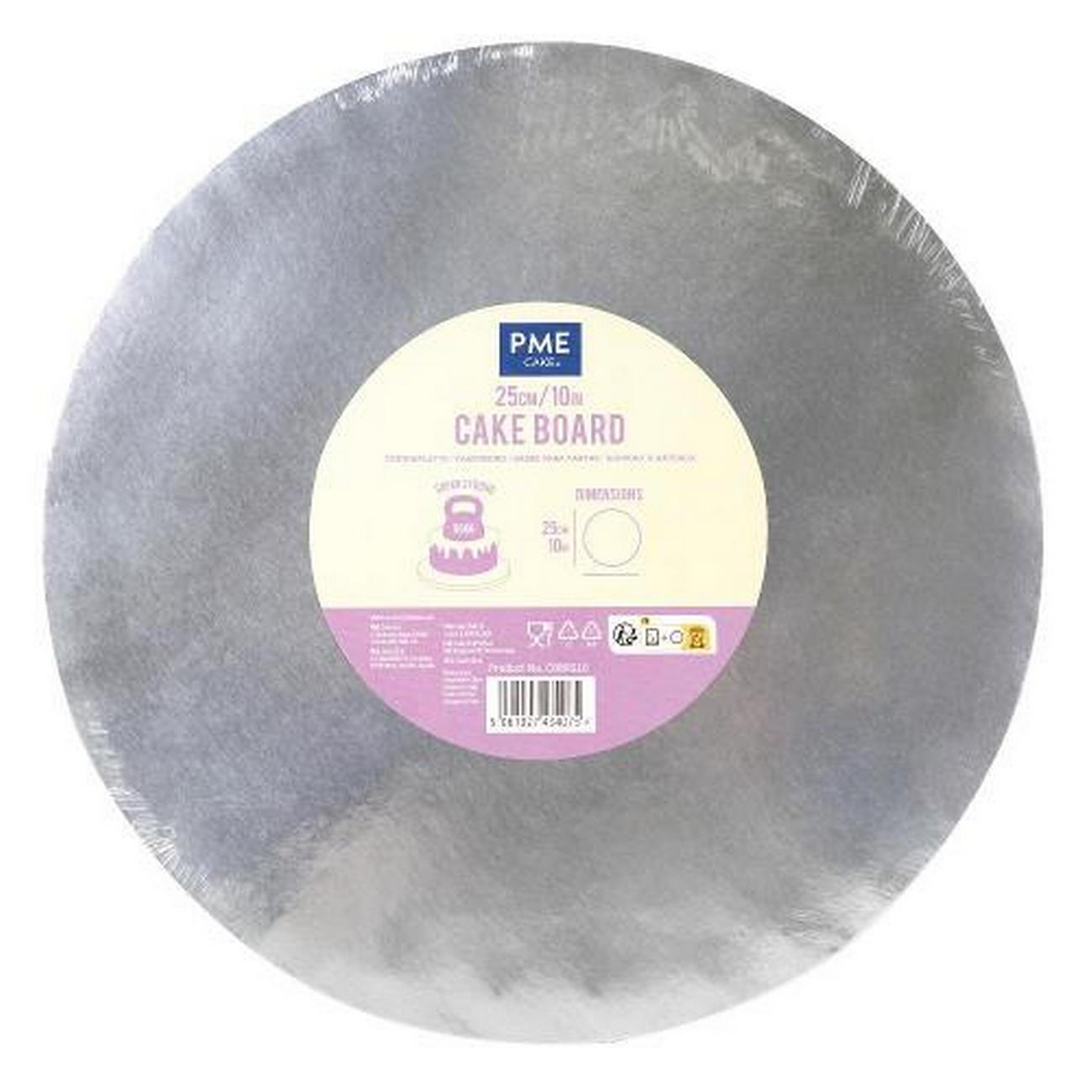 pme-round-cake-board-banded-edge-10inch - PME Round Cake Board Banded Edge 10inch