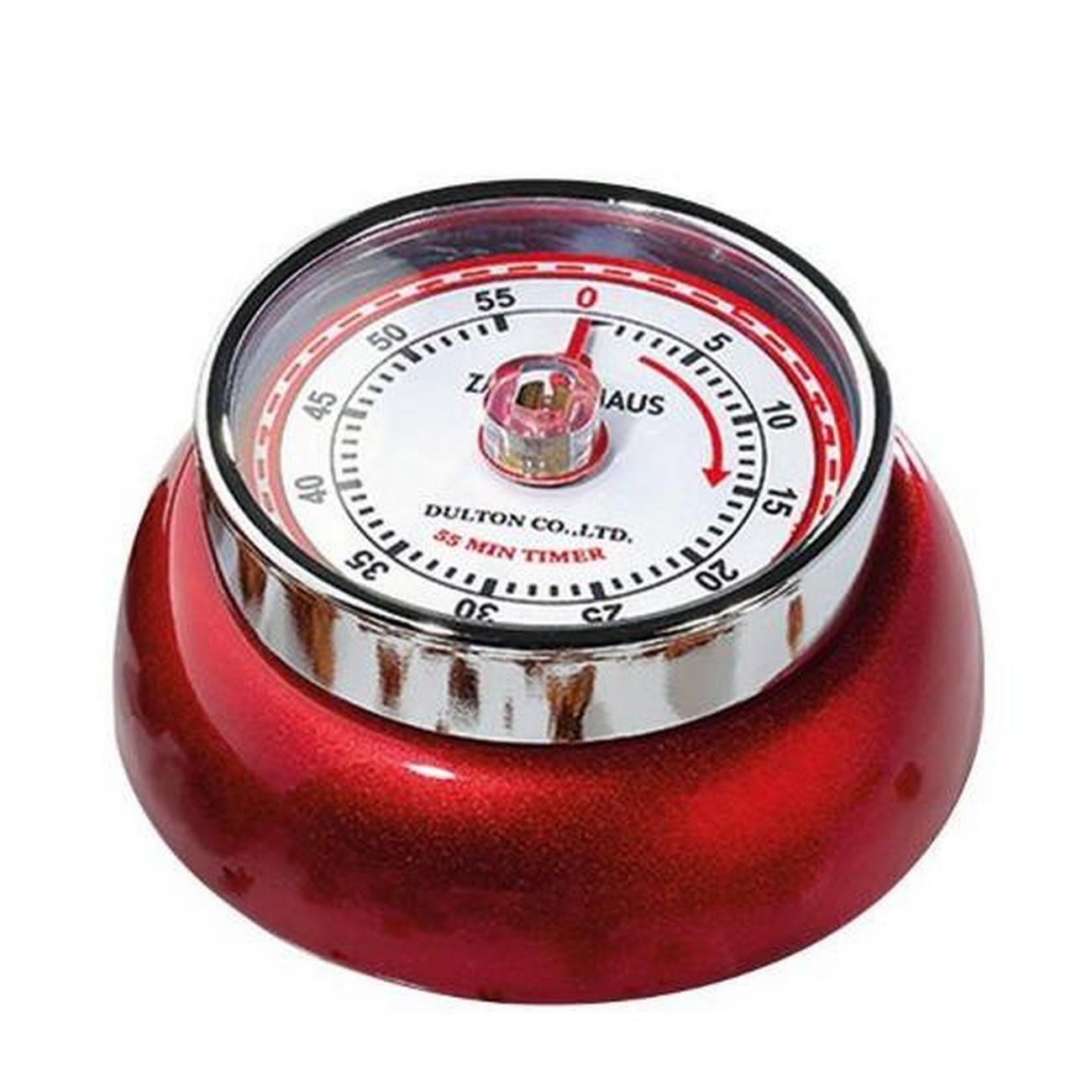Zassenhaus Metallic Red Kitchen Timer Speed