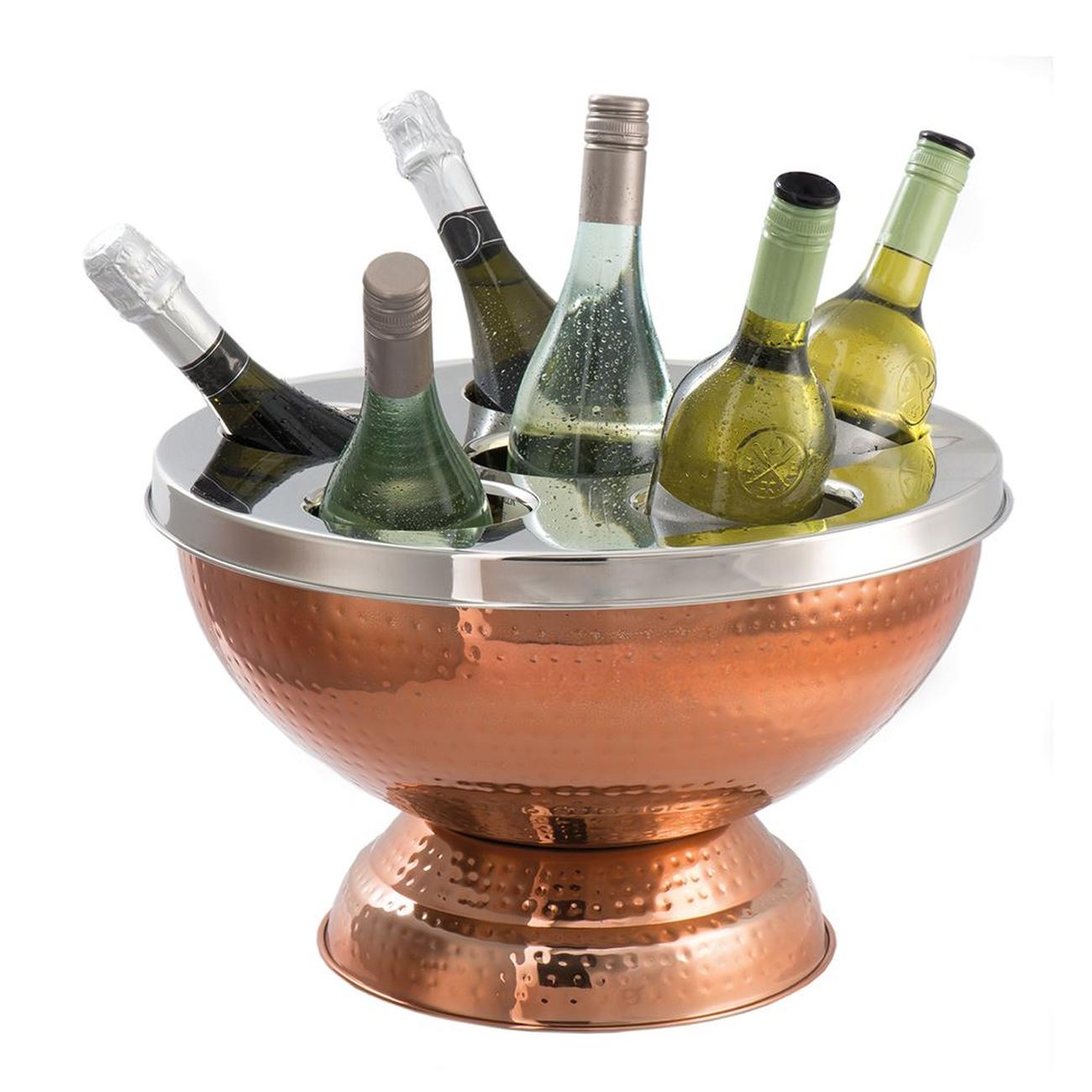 Epicurean Copper 6 Bottle Wine & Champagne Cooler Hammered