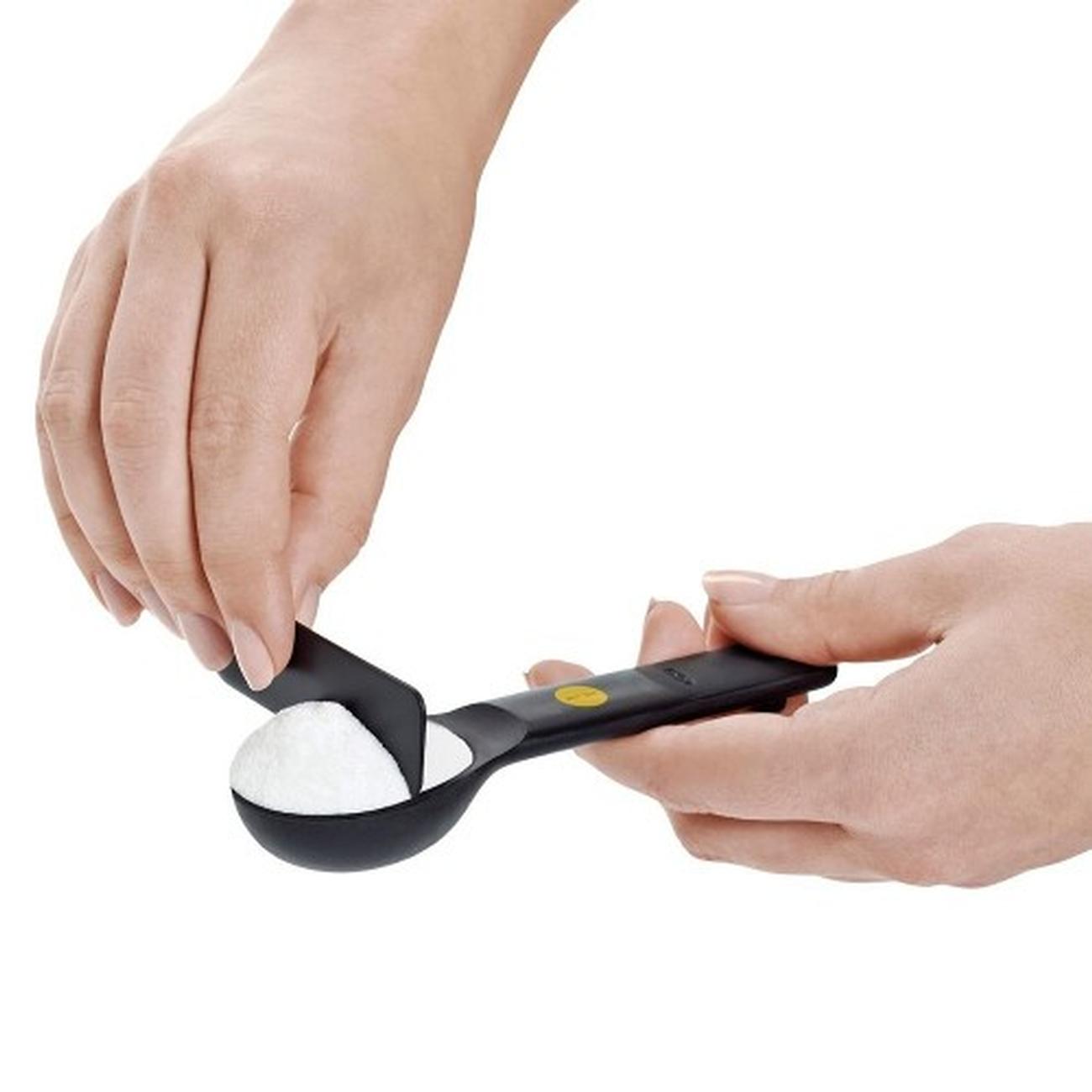 oxo-7-piece-plastic-measuring-spoons-set-black - OXO Good Grips 7pc Measuring Spoons Set Black