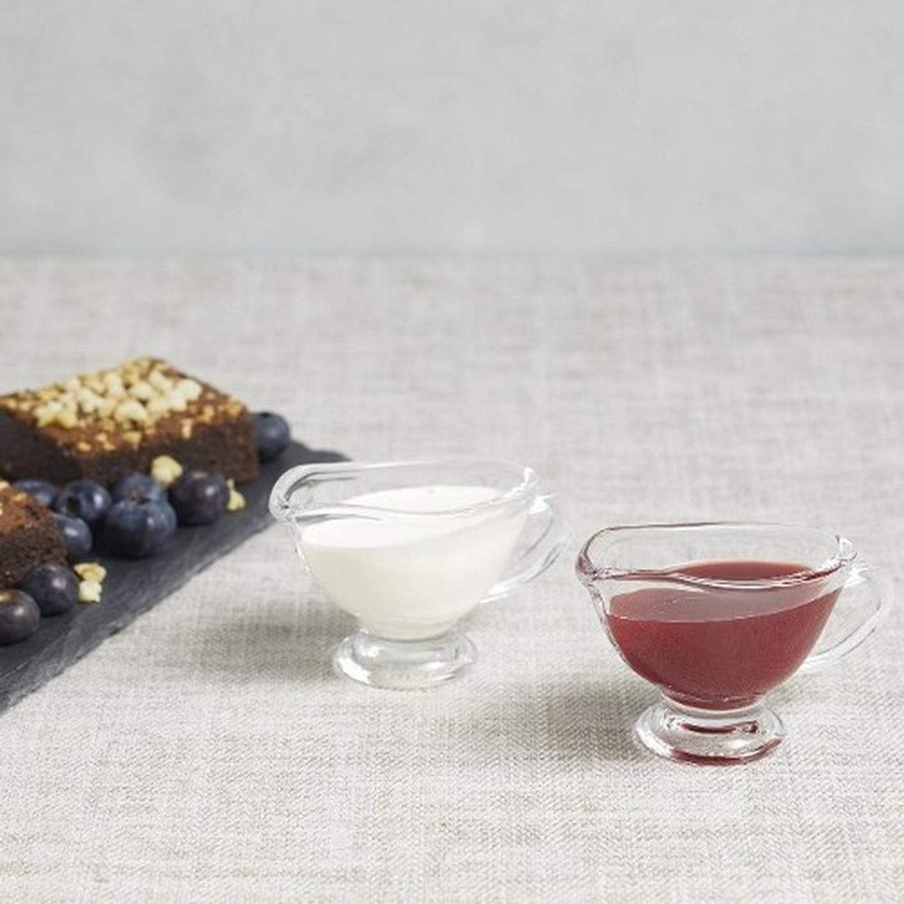 Artesà Set of 2 Glass Mini Sauce Boats