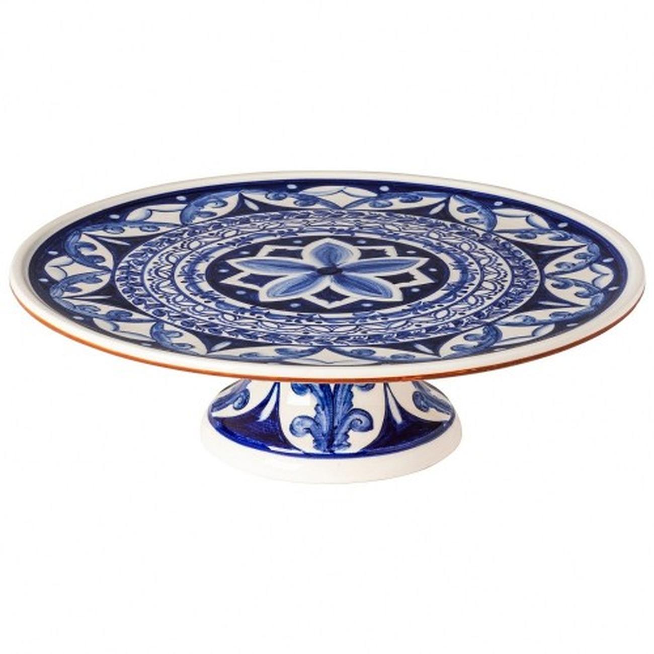 casafina-alentejo-terracotta-footed-plate-33cm-cakestand - Alentejo Terracotta Footed Cakestand 33cm