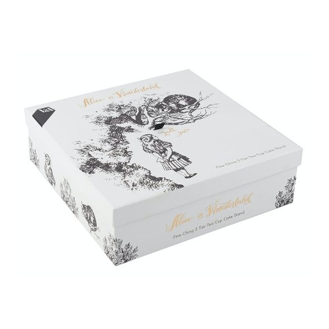 V&A-Alice-in-wonderland-3-tier-cake-stand - Alice In Wonderland 3-tier Cake Stand