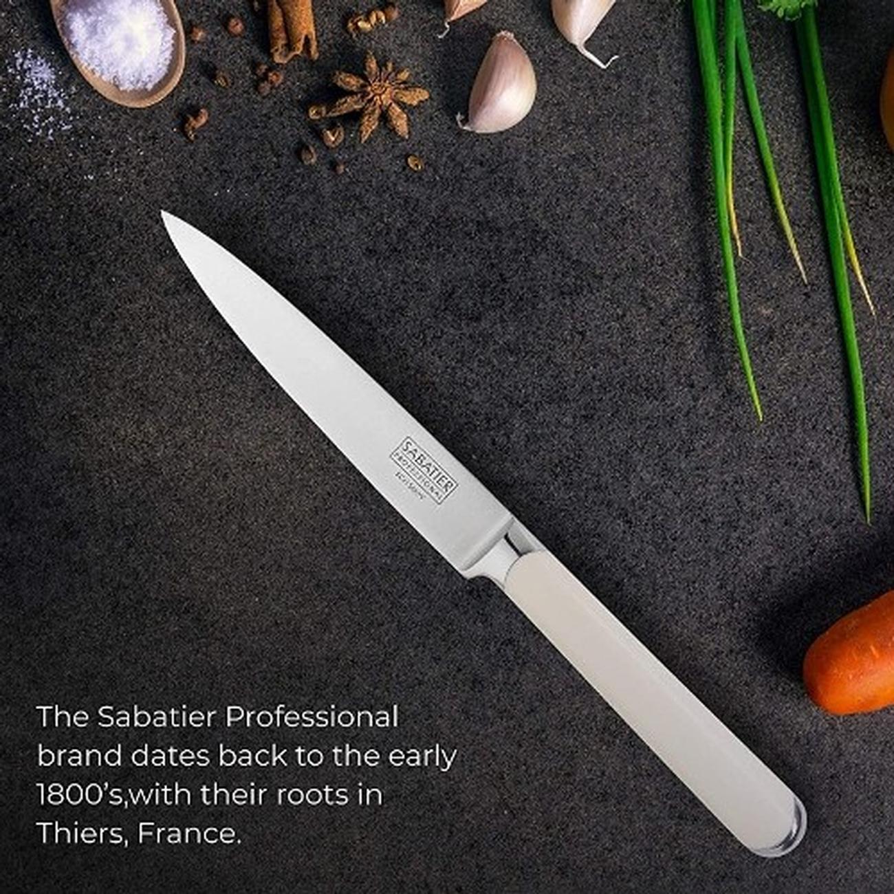 sabatier-professional-multipurpose-knife-12cm-cream - Sabatier Professional All Purpose Knife Cream
