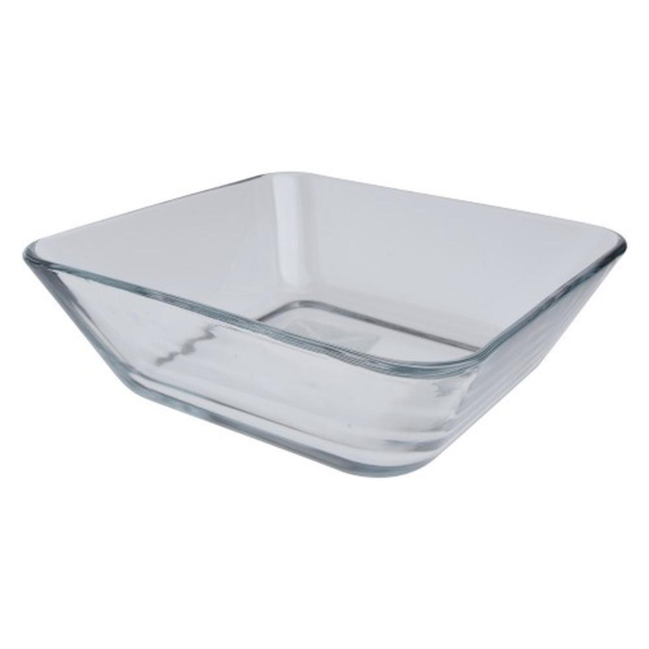 anchor-hocking-Rio-small-square-glass-bowl- - Anchor Hocking Rio Glass Bowl Square 6.5in