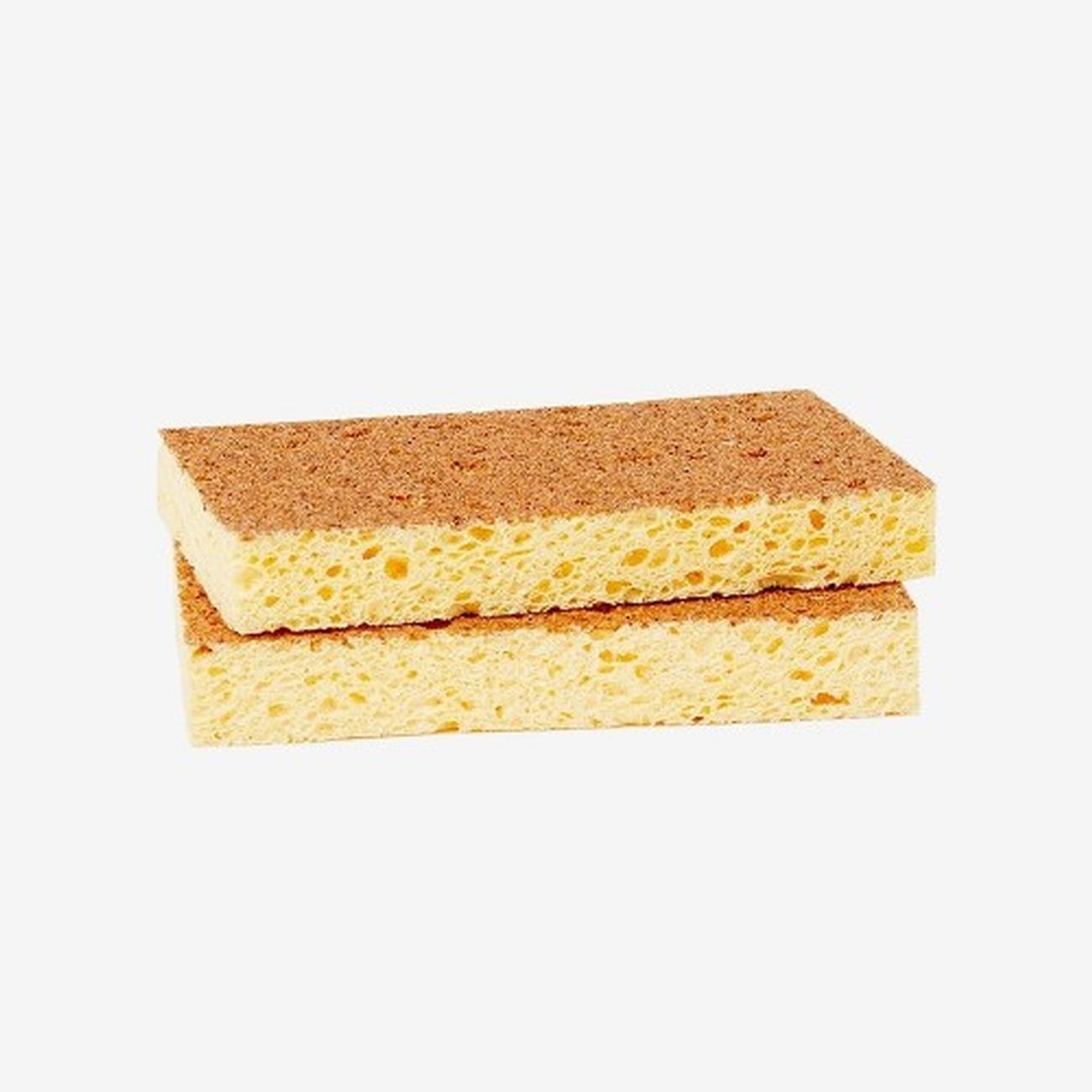 andree-jardin-natural-dishwashing-sponge-2pc - Andree Jardin Biodegradable Dish Sponges 2pc