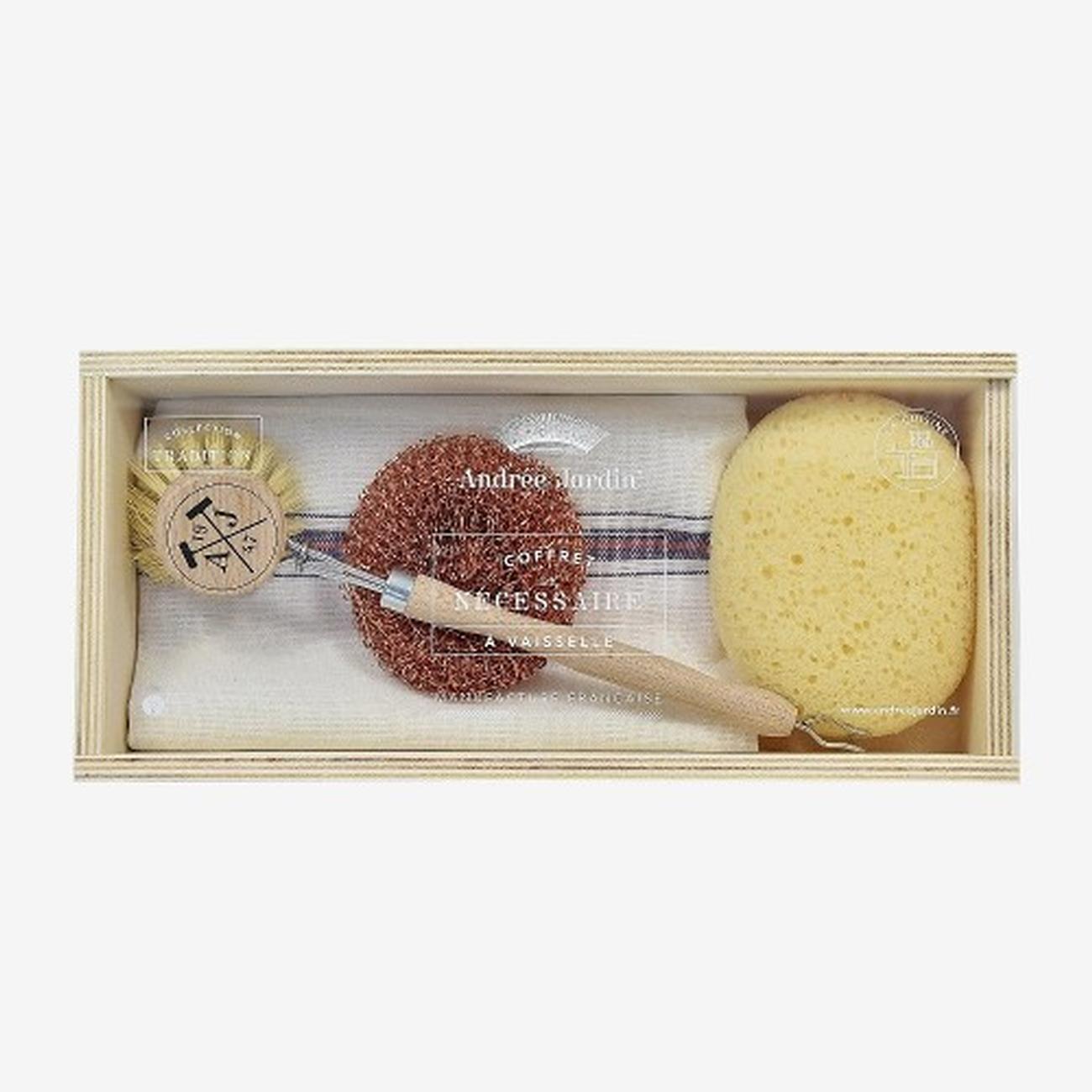 andree-jardin-dishwashing-gift-box - Andree Jardin Traditional Dishwashing Kit