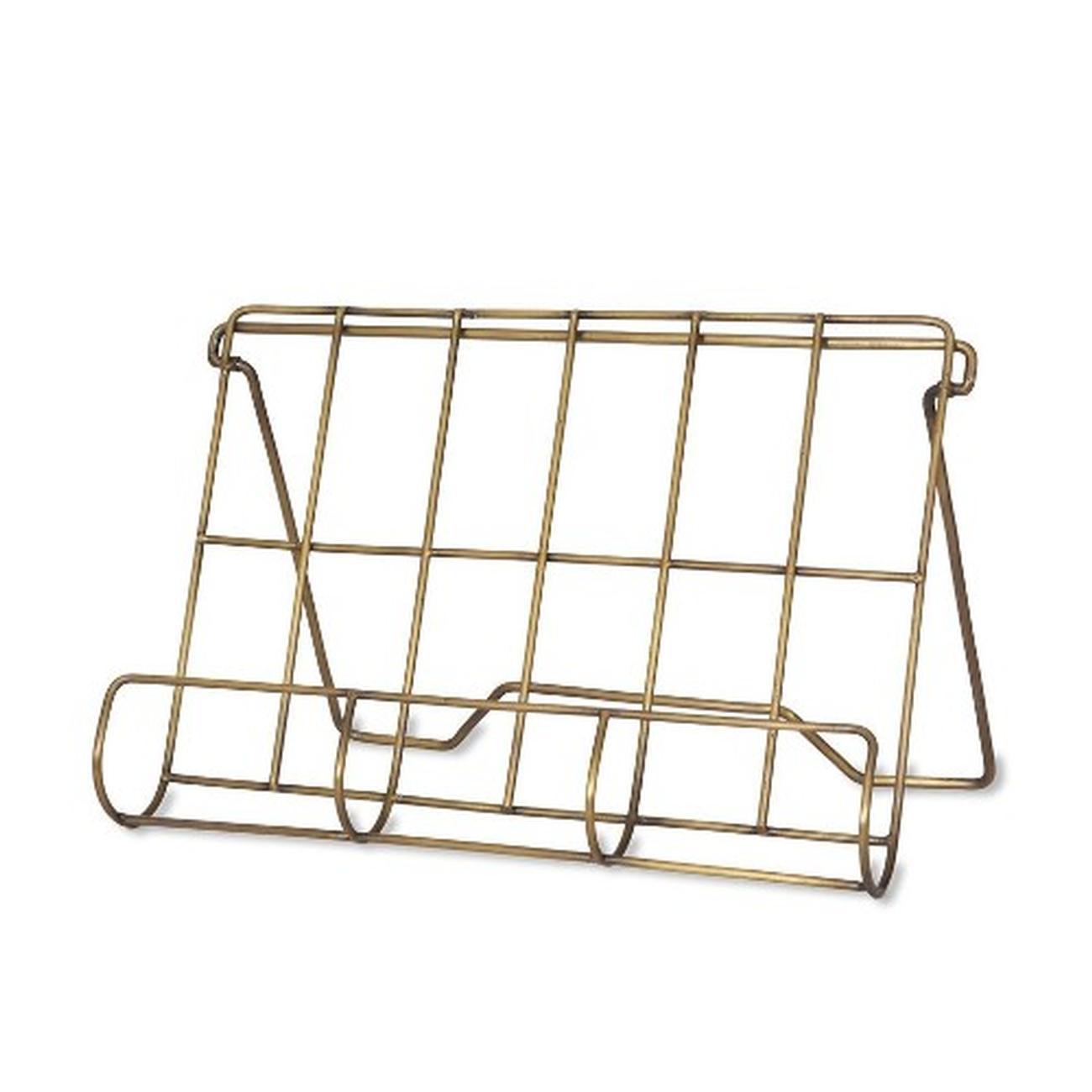 Brompton-brass-antique-cook-book-stand - Brompton Antique Brass Cookbook Stand