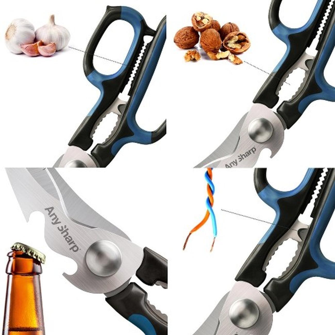 anysharp-multi-5-in-1-smart-scissors - AnySharp Smart Scissors 5-in-1 Multitool