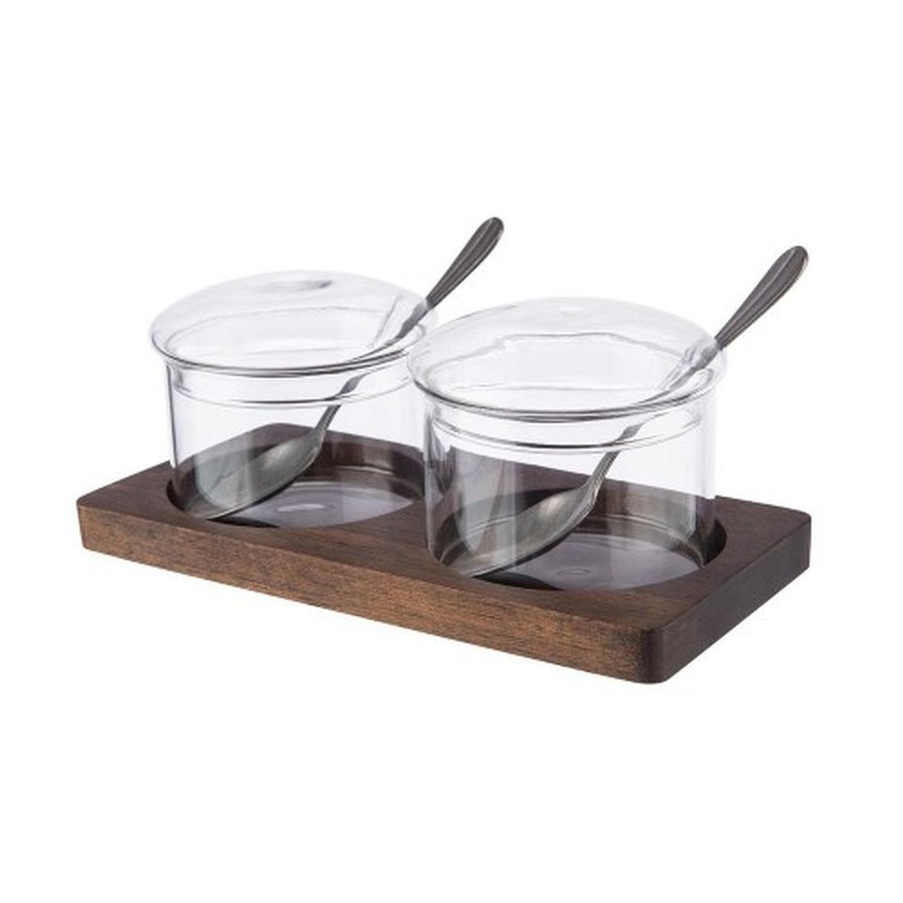 artisan-street-glass-condiment-pots - Artisan Street Condiment Pots