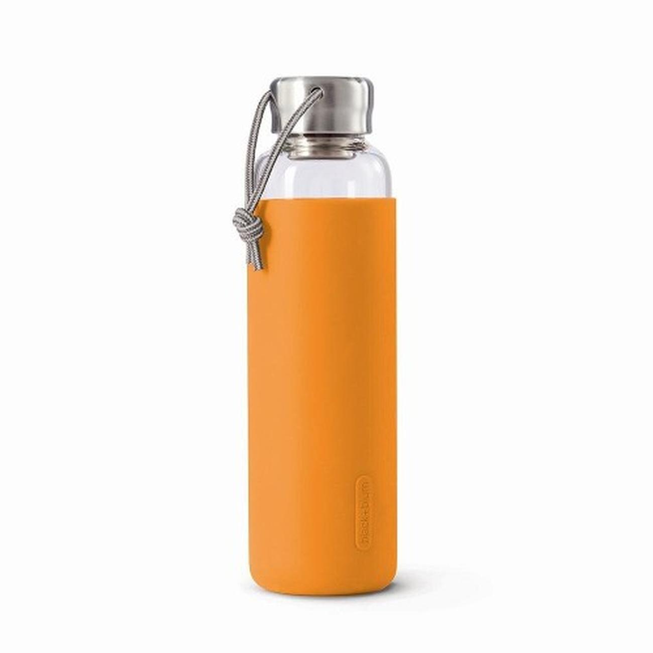 black-and-blum-glass-water-bottle-orange - Black & Blum Glass Water Bottle Orange