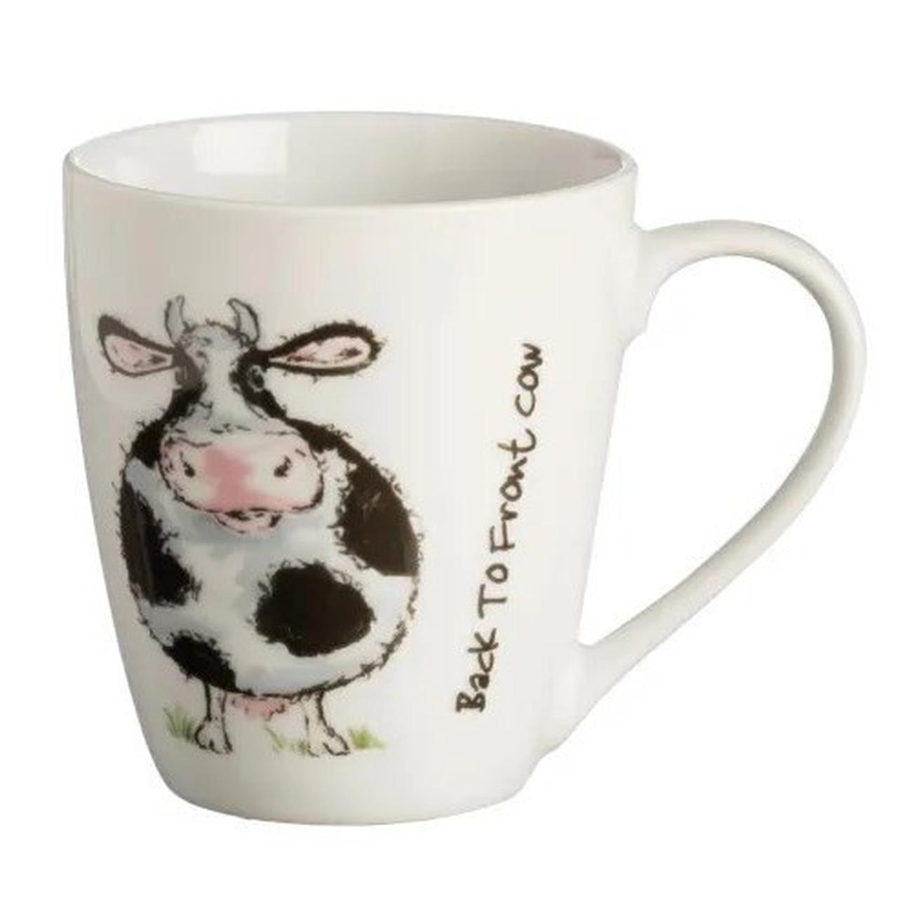 price-and-kensington-back-to-front-cow-fine-china-mug - Price & Kensington Back to Front Cow Fine China Mug