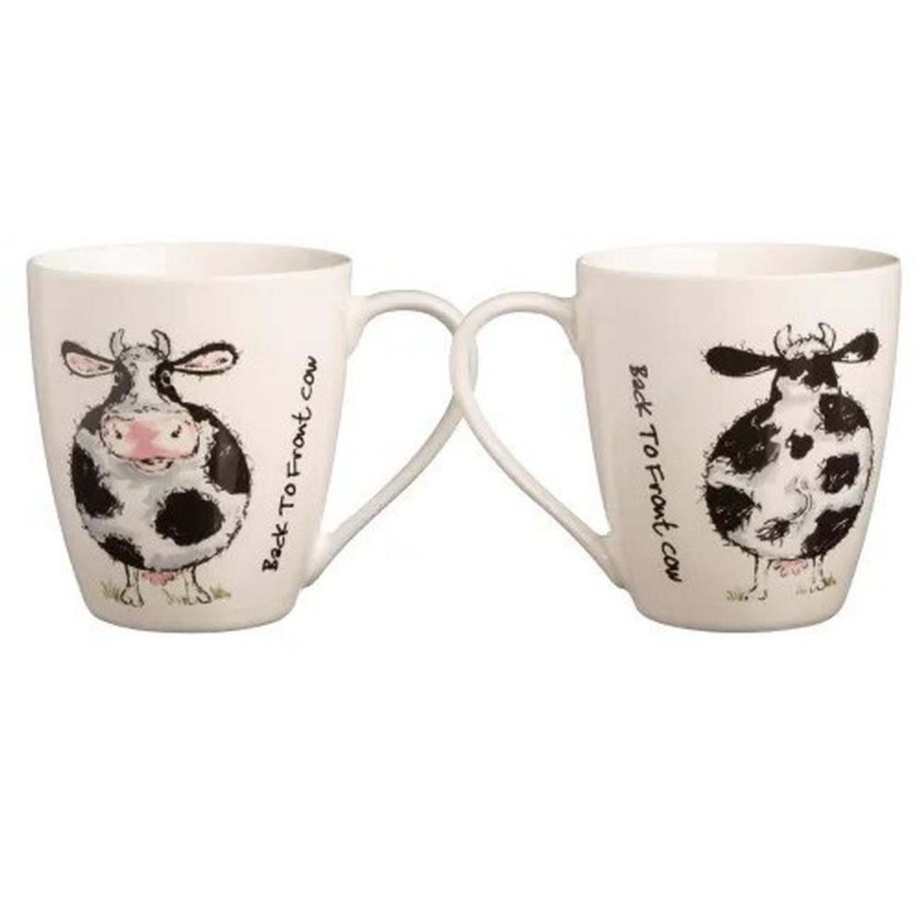 price-and-kensington-back-to-front-cow-fine-china-mug - Price & Kensington Back to Front Cow Fine China Mug