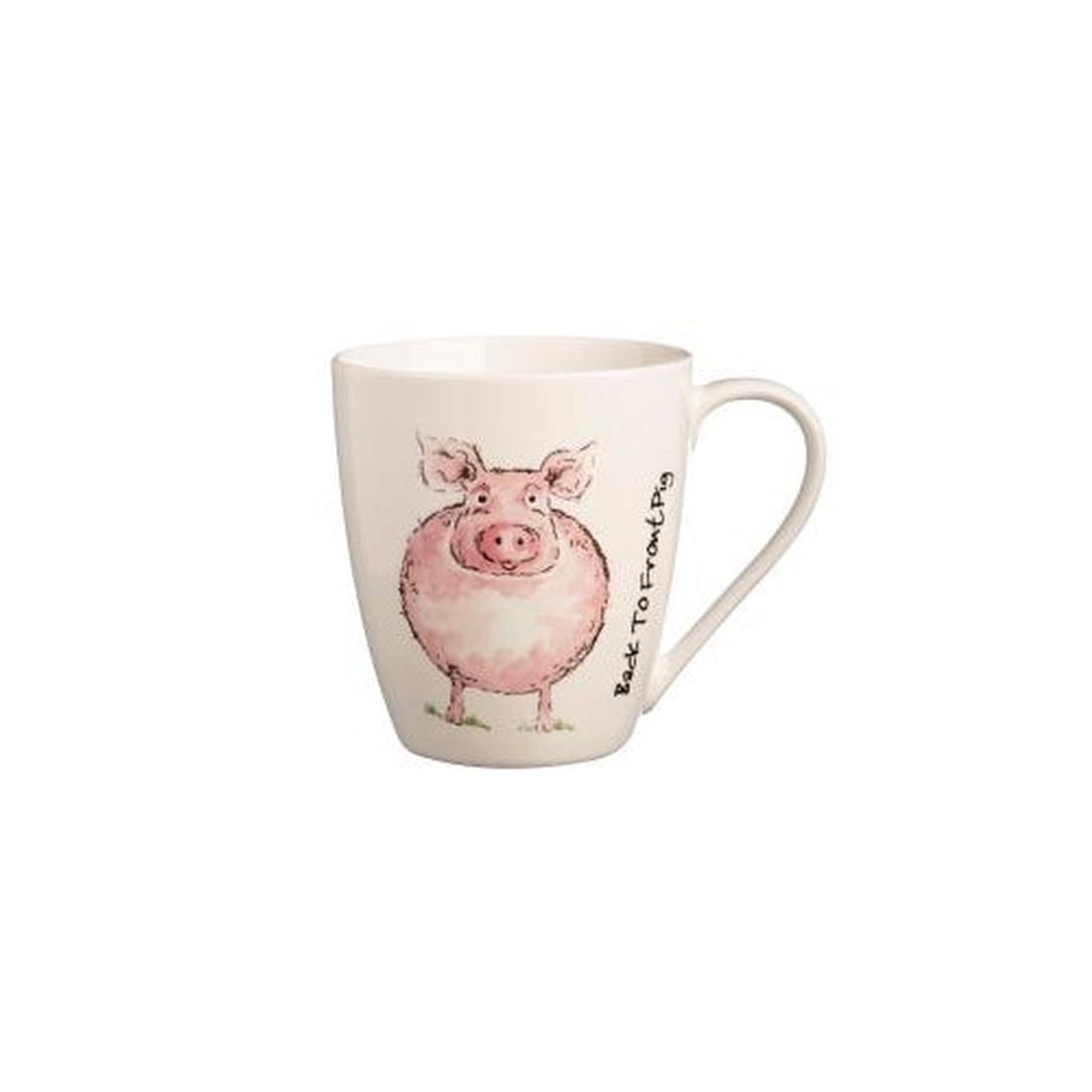 price-and-Kensington-back-to-front-pig-fine-china-mug - Price & Kensington Back to Front Pig Fine China Mug