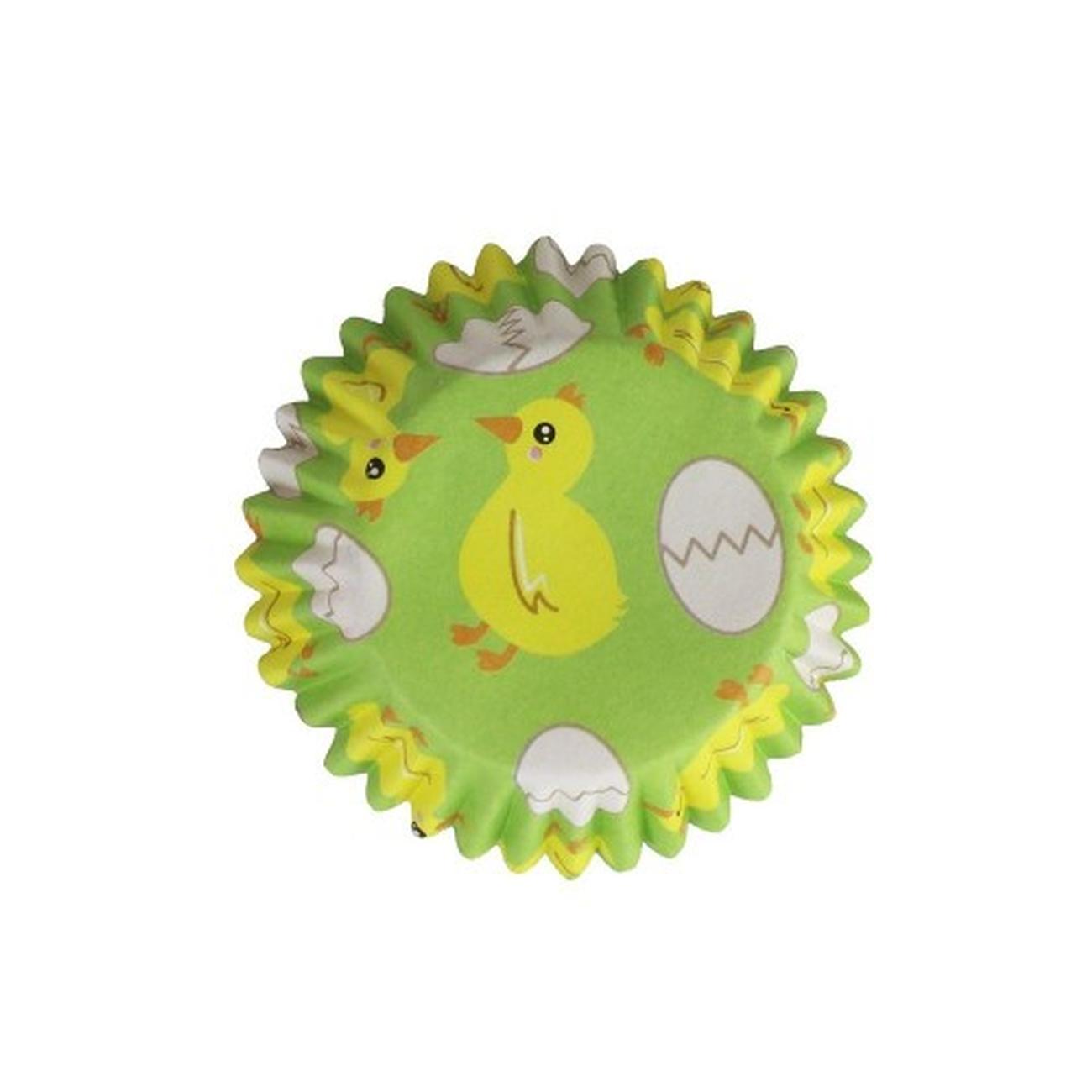 pme-30-foil-caking-cases-Easter-chicks - PME 30 Easter Chicks Foil Cupcake Cases