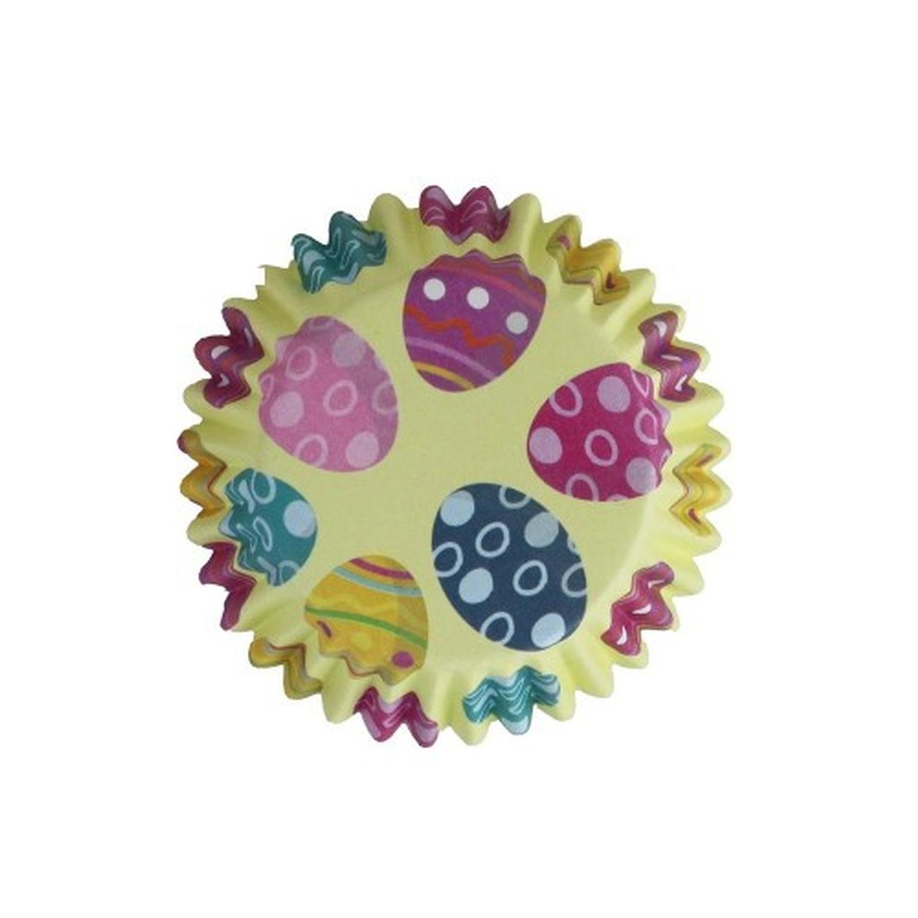 pme-30-foil-baking-cases-Easter-eggs - PME 30 Easter Eggs Foil Cupcake Cases