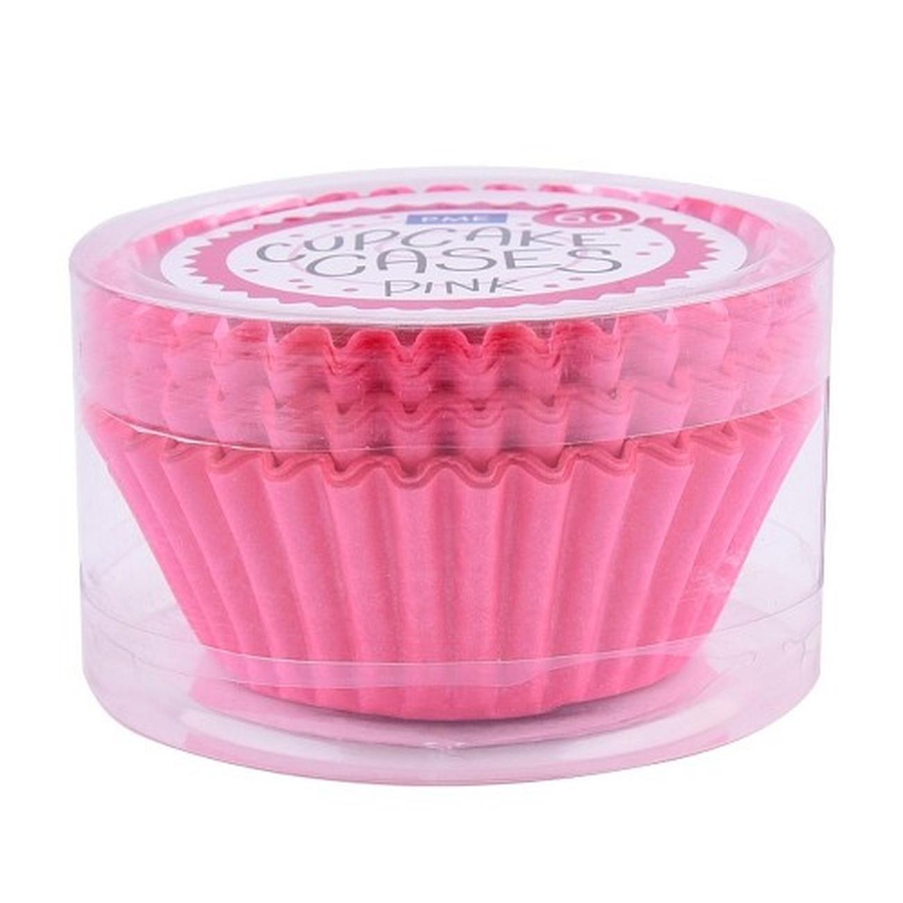 pme-60-standard-baking-cases-pink - PME 60 Cupcake Cases Pink