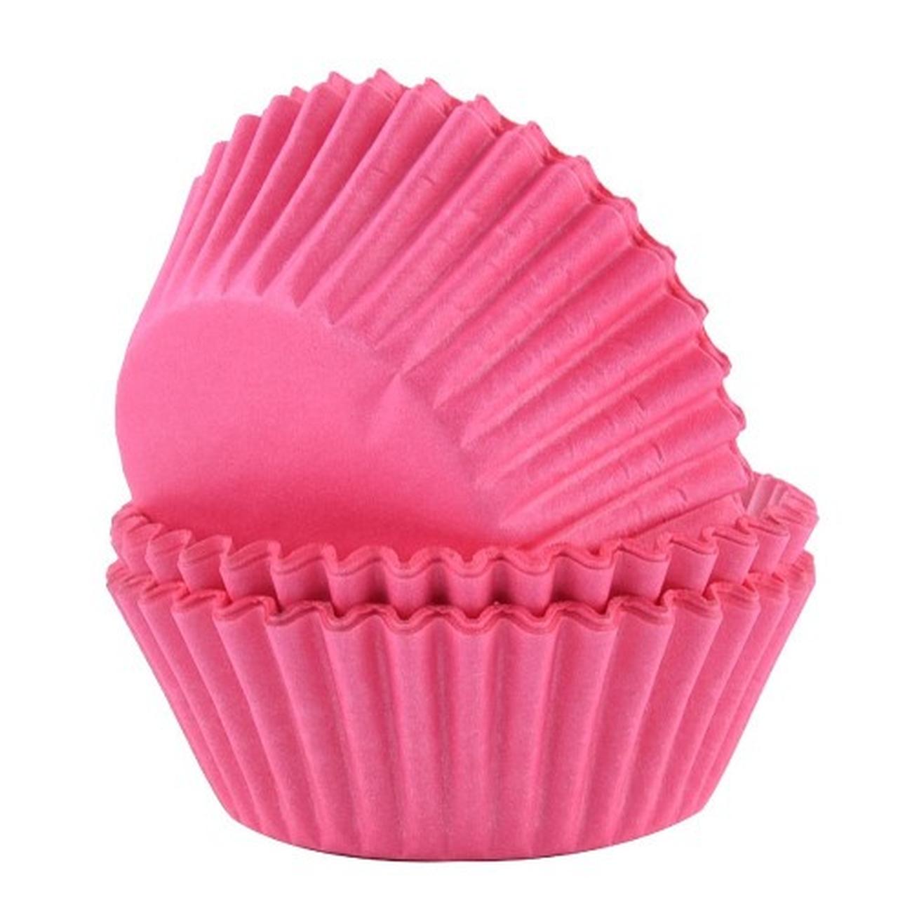pme-60-standard-baking-cases-pink - PME 60 Cupcake Cases Pink