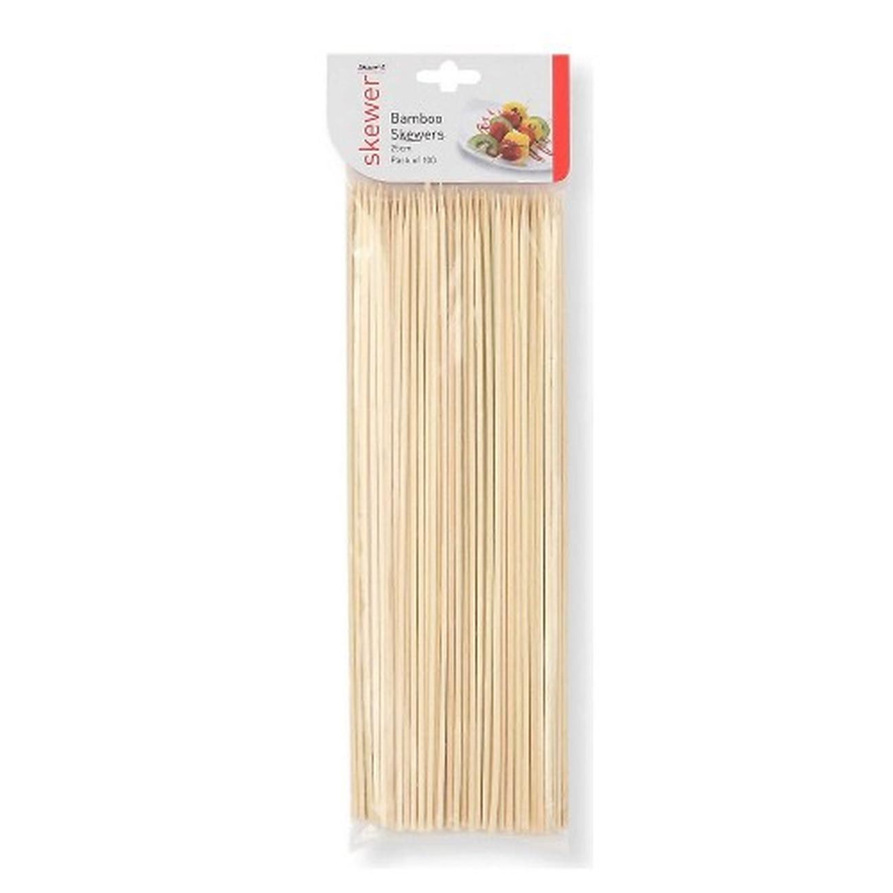 dexam-bamboo-skewers-25cm-pack-of-100 - Dexam Bamboo Skewers 25cm 100pc