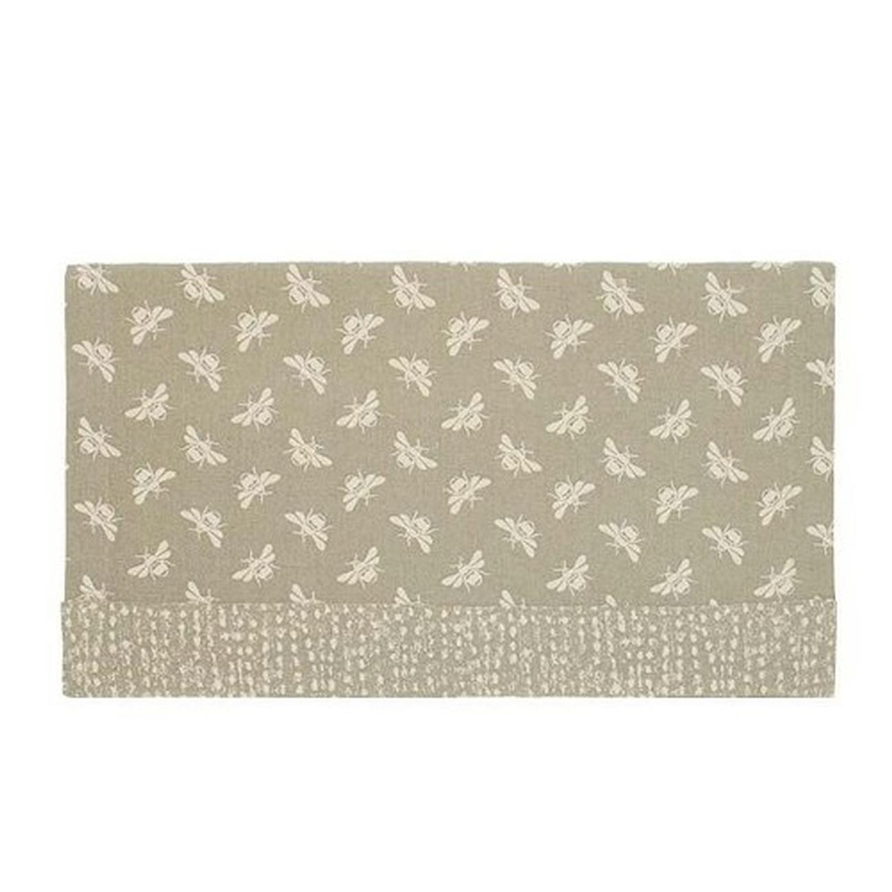walton-bumble-bee-table-runner-natural-taupe - Walton & Co Bee Table Runner Natural