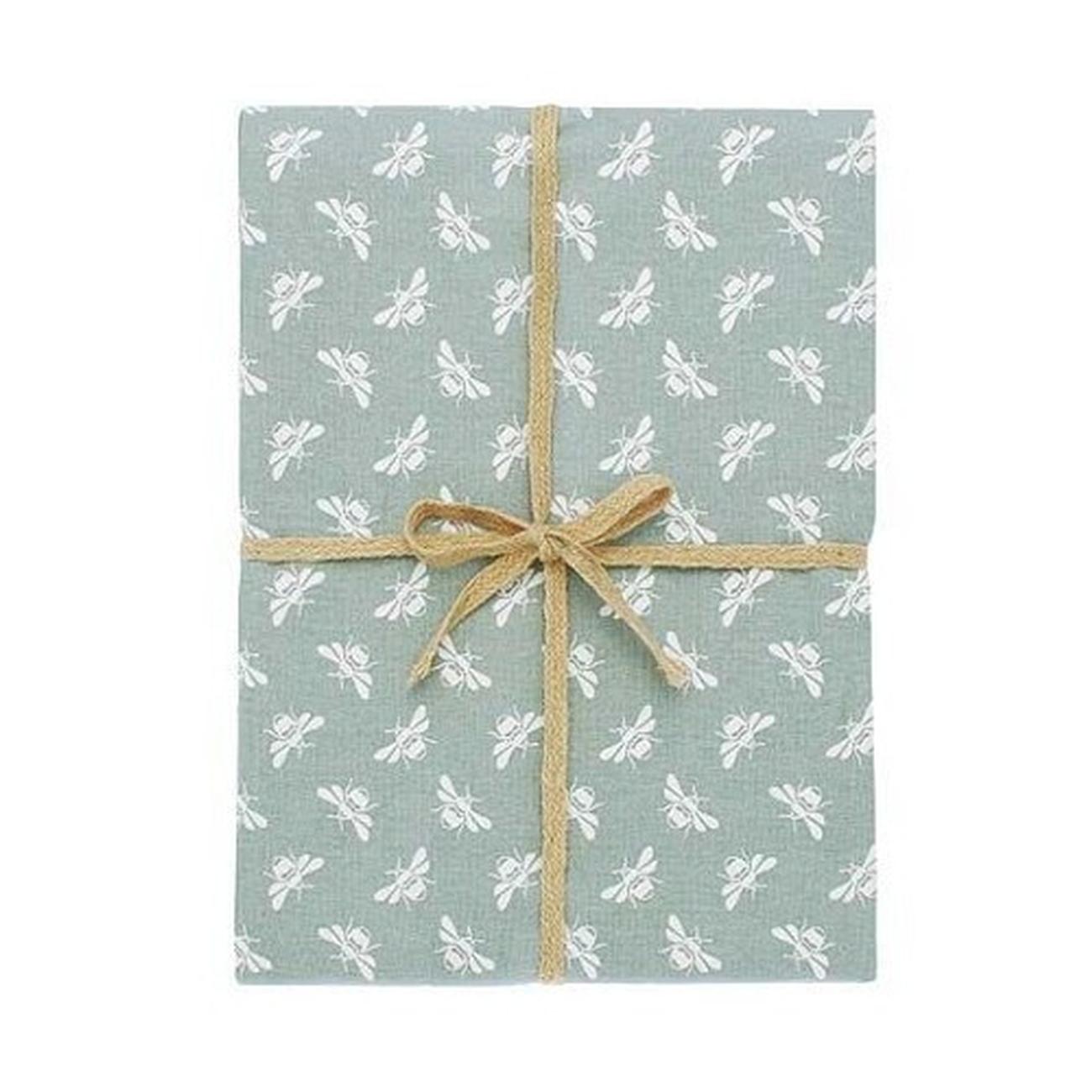 walton-bumble-bee-tablecloth-moss-green-130x180cm - Walton & Co Bee Tablecloth Moss 130x180cm