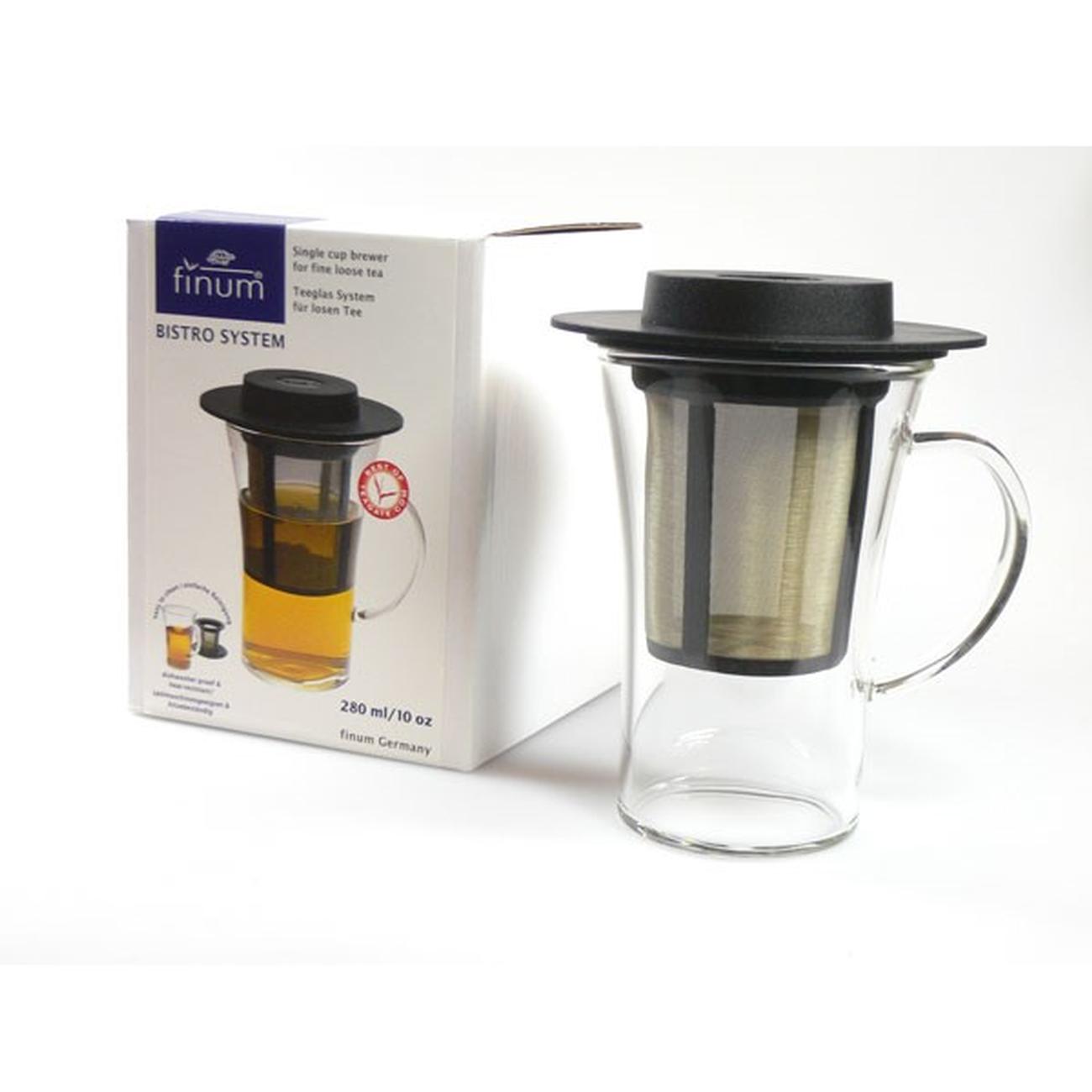 Finum Bistro System 280ml Tea Glass & Filter