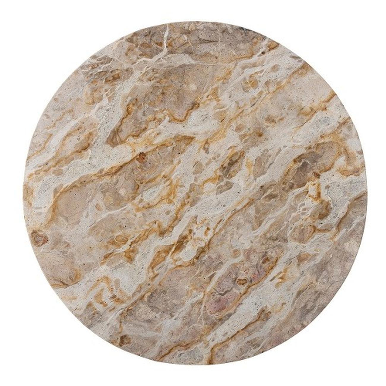 bloomingville-nuni-turntable-brown-marble - Nuni Lazy Susan & Turntable Brown Marble
