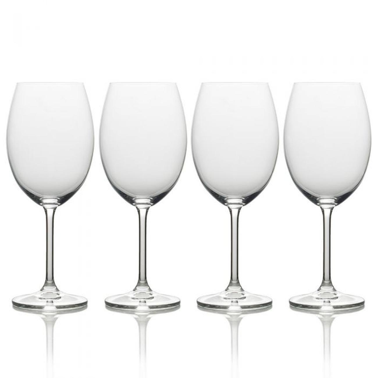 Mikasa Julie Set Of 4 Bordeaux Wine Glasses