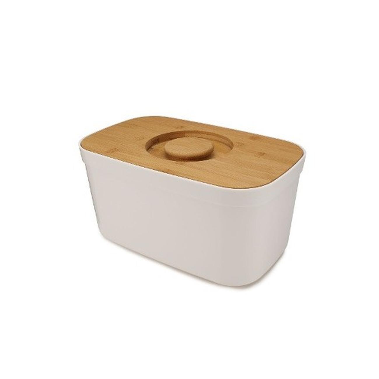 joseph-joseph-bread-bin-with-bamboo-lid-cutting-board - Joseph Joseph Bread Bin With Bamboo Cutting Board Lid