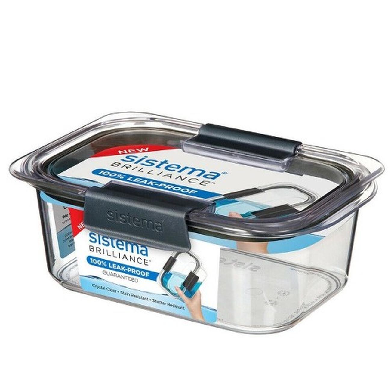 sistema-brilliance-920ml-food-container - Sistema Brilliance Storage Container 920ml