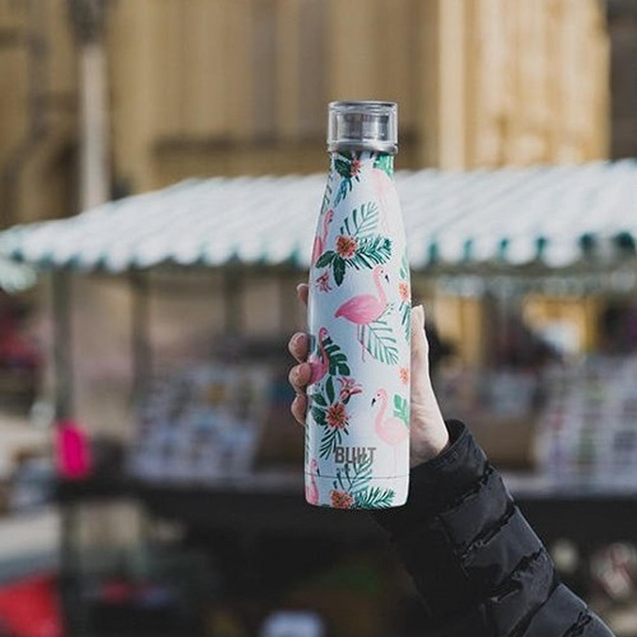 built-500ml-stainless-steel-hydration-bottle-flamingo - Built 500ml Stainless Steel Bottle Flamingo