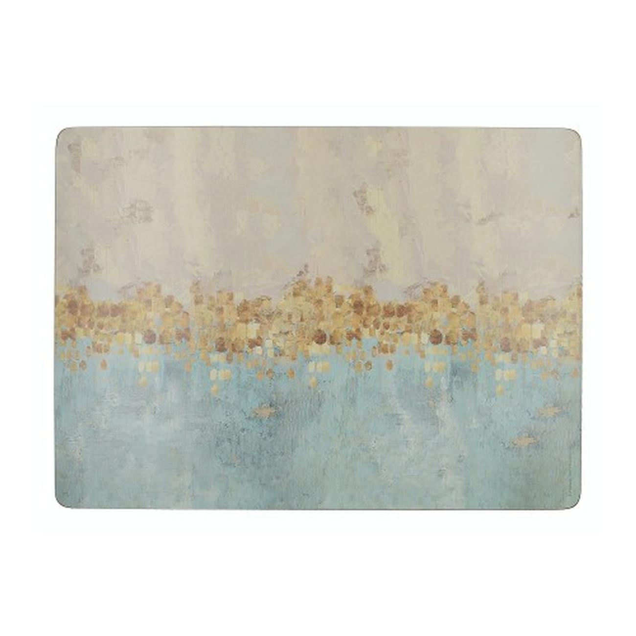 creative-tops-golden-reflections-4-large-placemats - Creative Tops Golden Reflections Pack Of 4 Large Premium Placemats