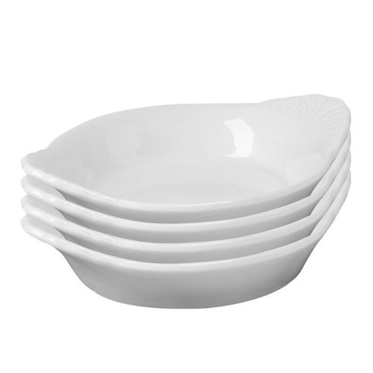 westmark-4-ceramic-tapas-dishes-oval - Westmark Set of 4 Ceramic Tapas Dishes, Oval