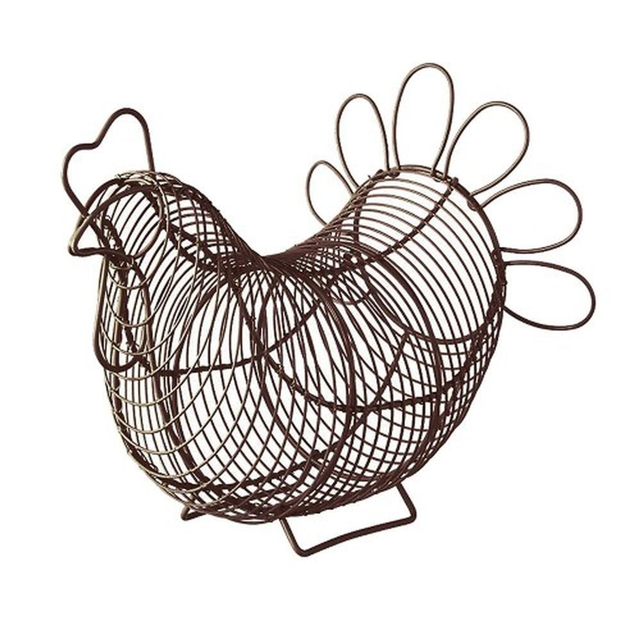 chicken-egg-basket-brown - Chicken Egg Basket Brown
